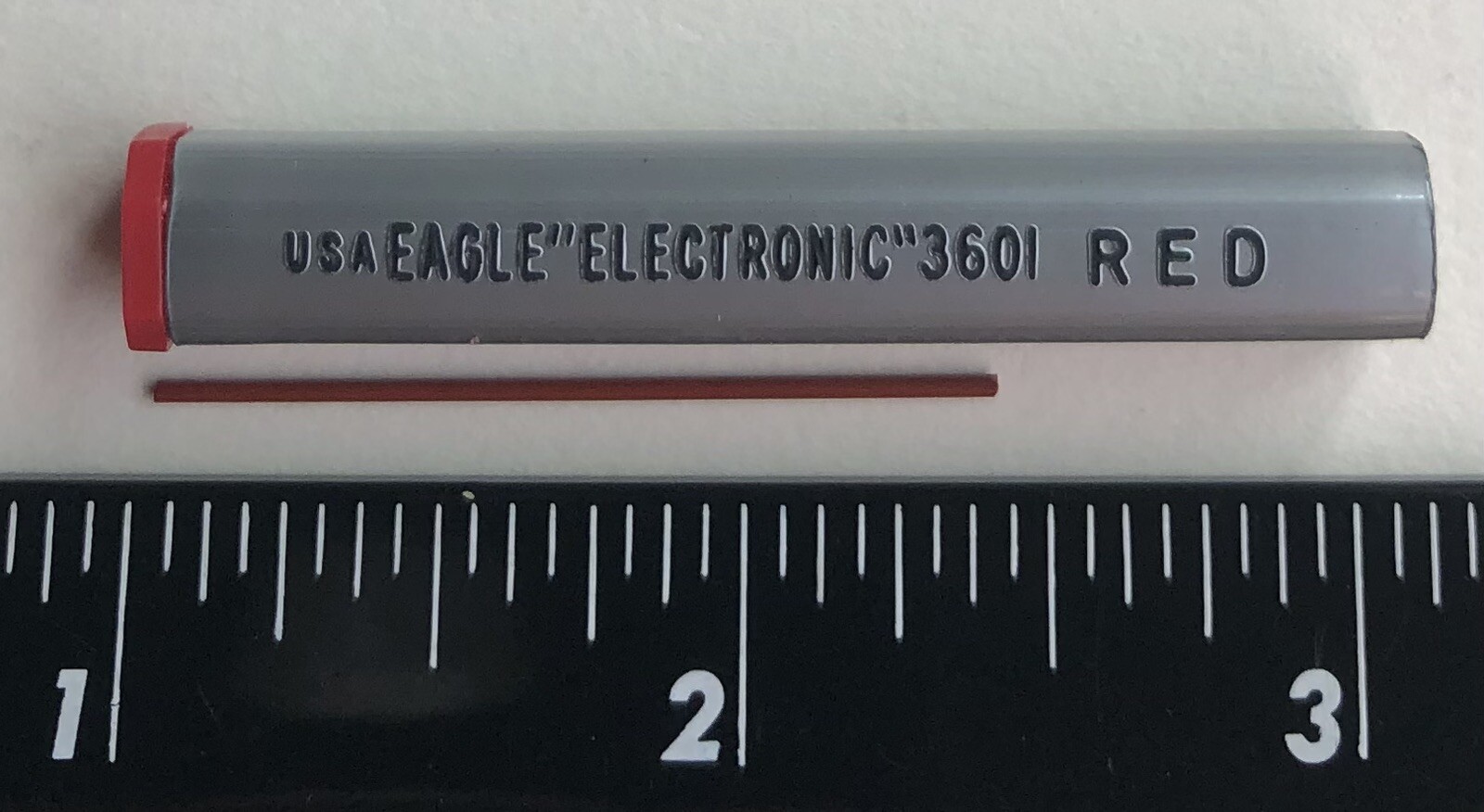 Vintage EAGLE ELECTRONIC Mechanical Pencil Lead RED .9mm NOS 16pk USA