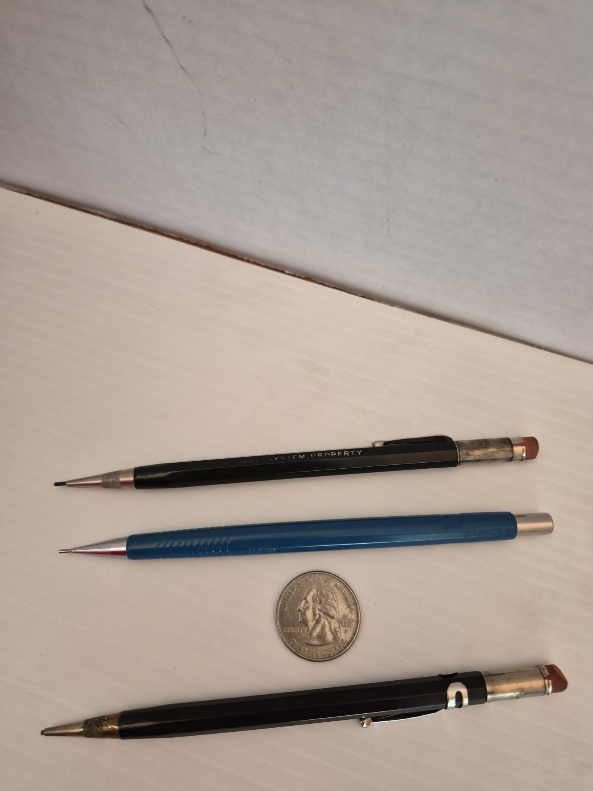 Vintage Lot Of Mechanical Pencils, Shaffer Replacement Lead And Erasers
