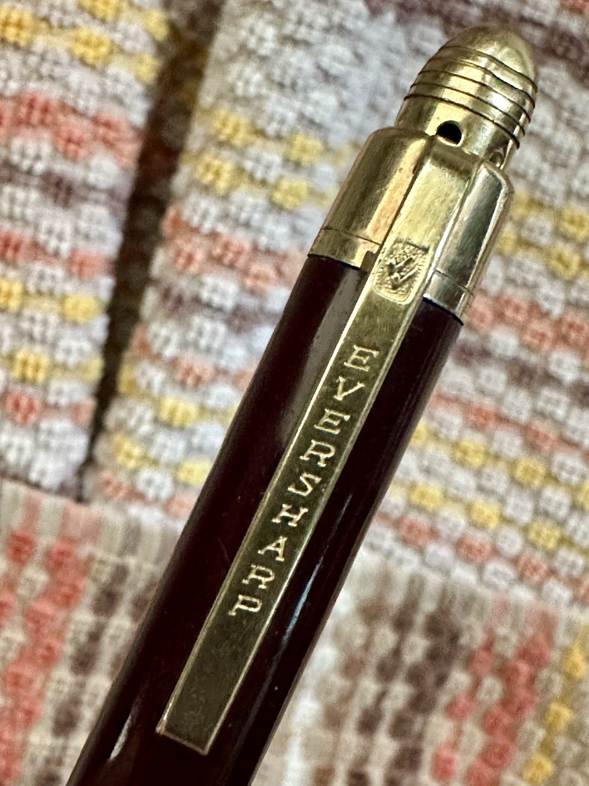 Vintage Eversharp Skyline Mechanical Pencil Maroon Gold Filled Trim USA Working