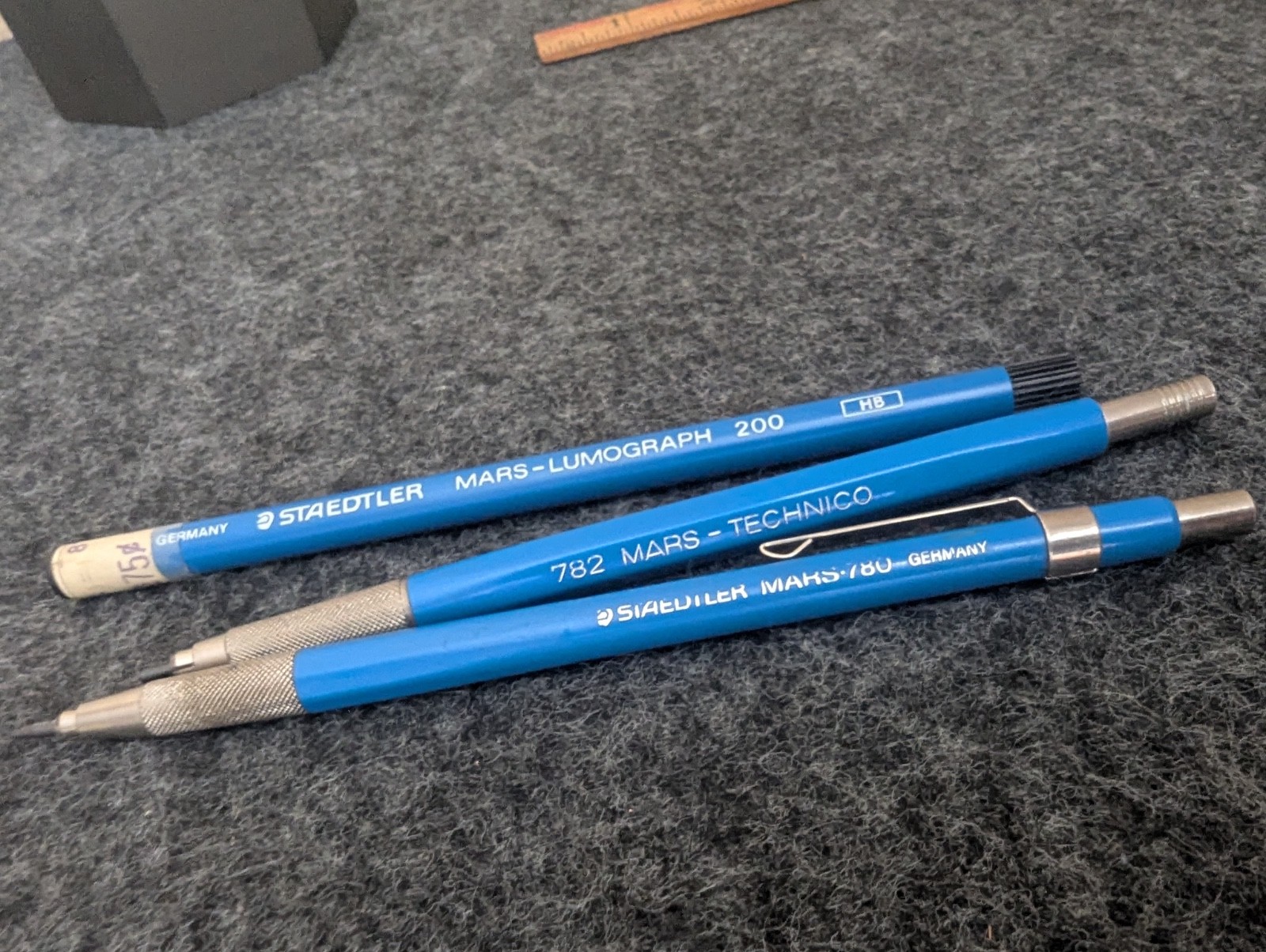 vintage staedtler mars technico 780 + 782 GERMANY drafting pencil