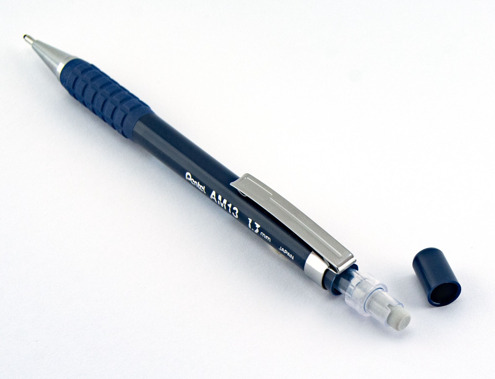 Pentel HD Heavy Duty 1.3mm Mechanical Pencil AM13 Lead & Refill Erasers Lot