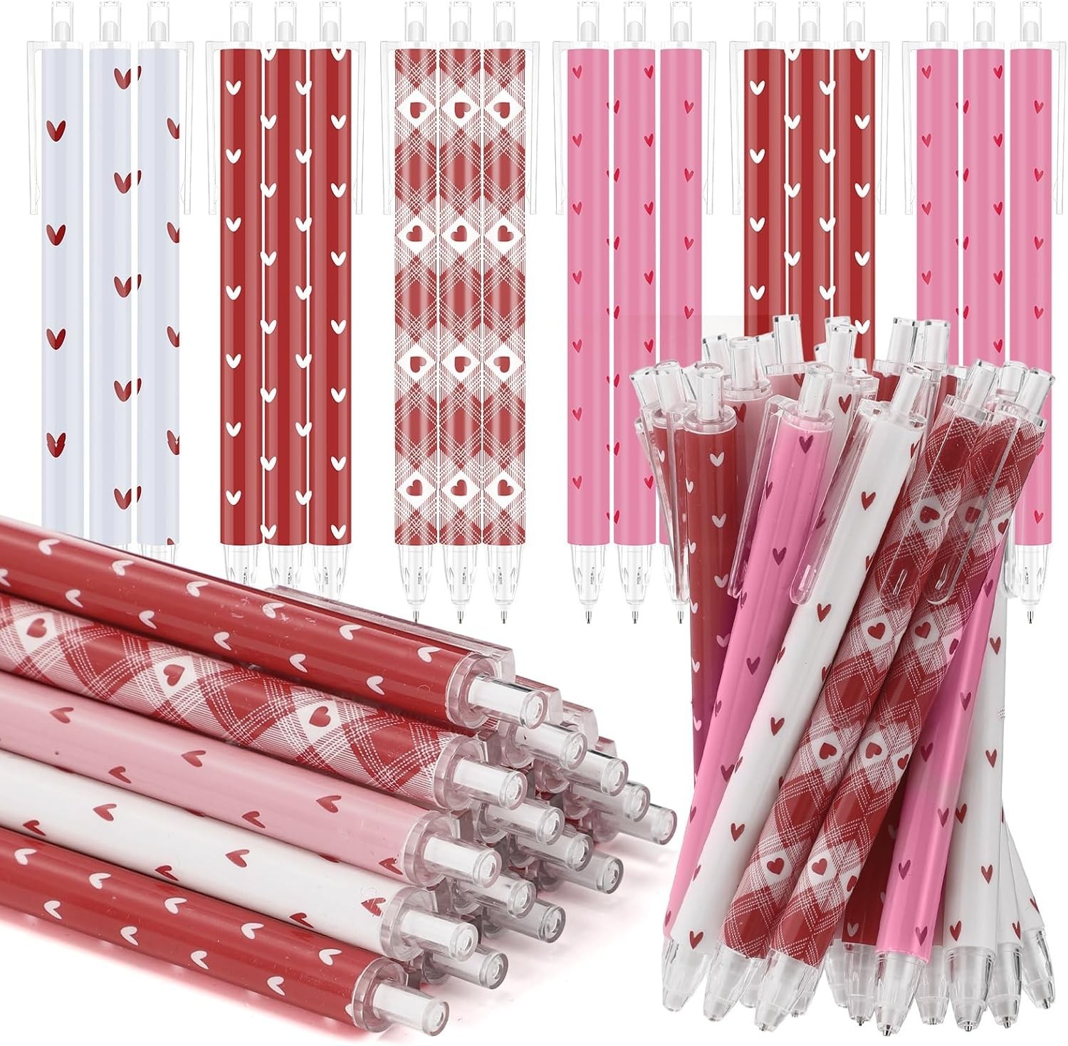 100 Pcs Cute Heart Mechanical Pencils Bulk 0.7Mm Stackable Fun Mechanical Pencil