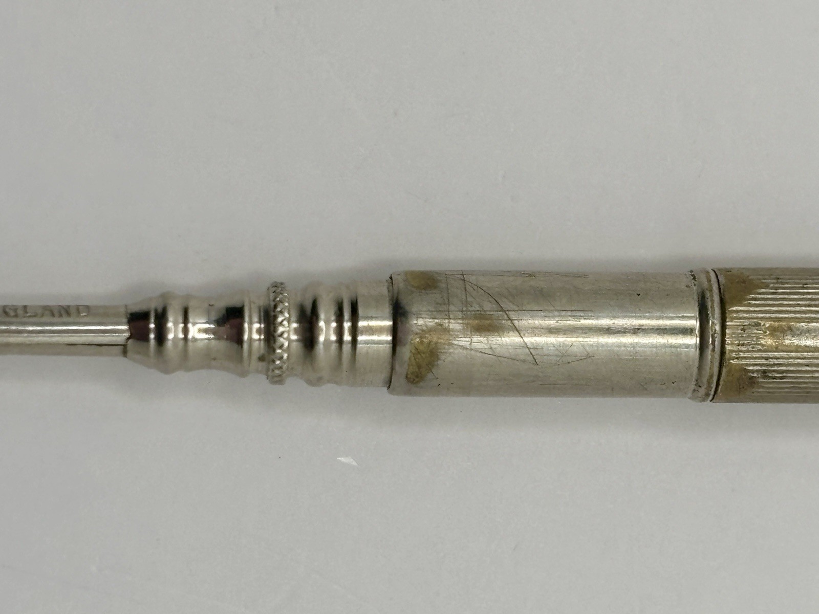 Vintage Propelling Lead Pencil V.S. Lead England 1920’s Etched Wearable Pencil