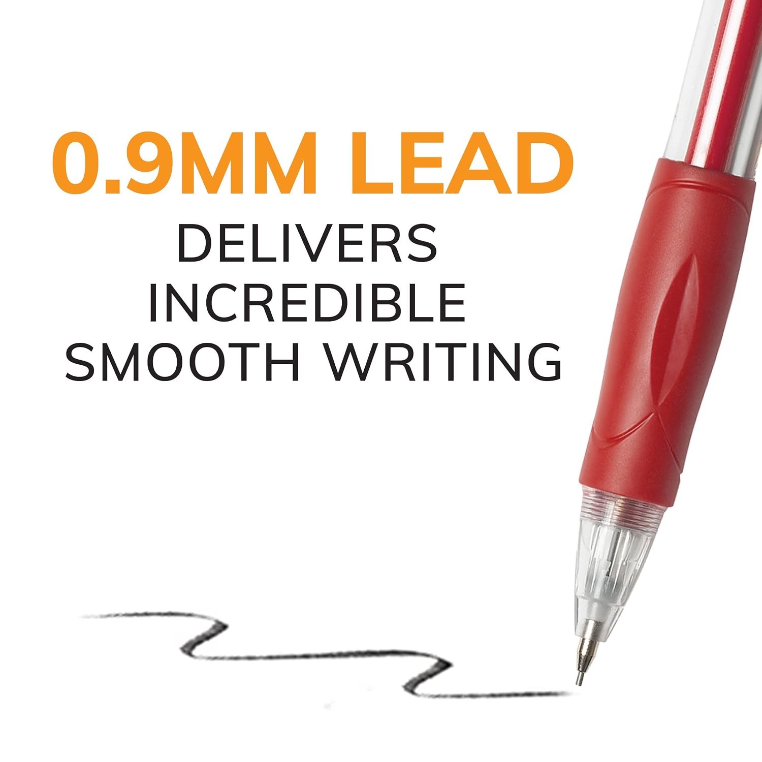 BIC Velocity Strong Lead Mechanical Pencils, Thick Point, 0.9 mm, 12-Count | Col