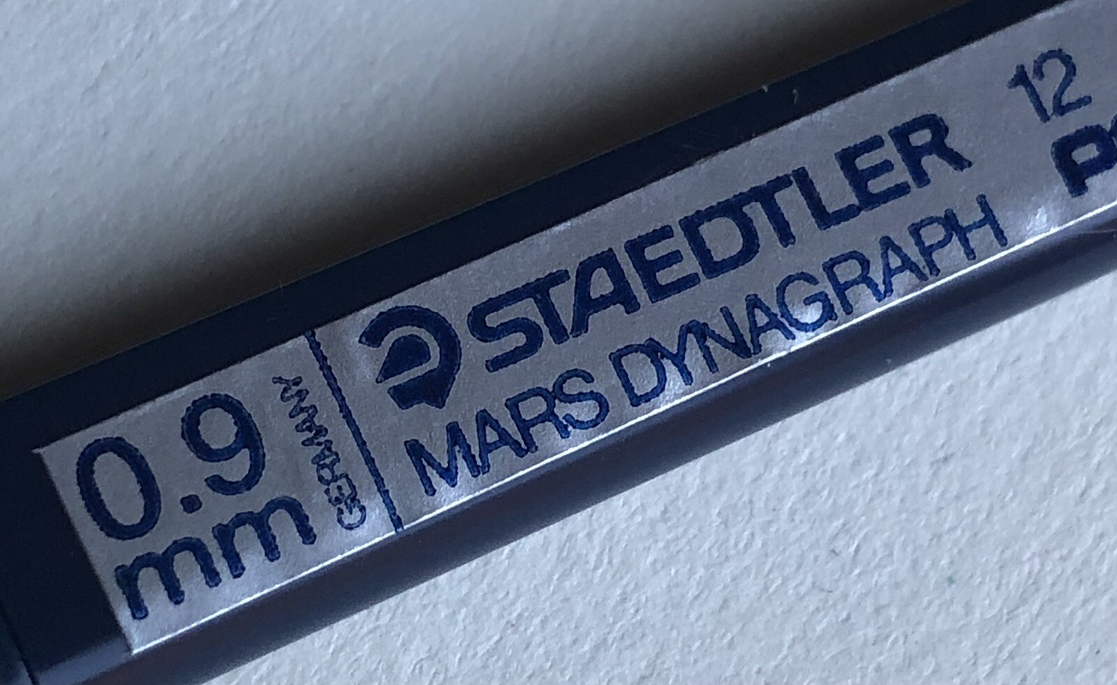 Vintage STAEDTLER Dynagraph Mars FILM Mechanical Pencil Lead .9mm NOS 12pk Tube