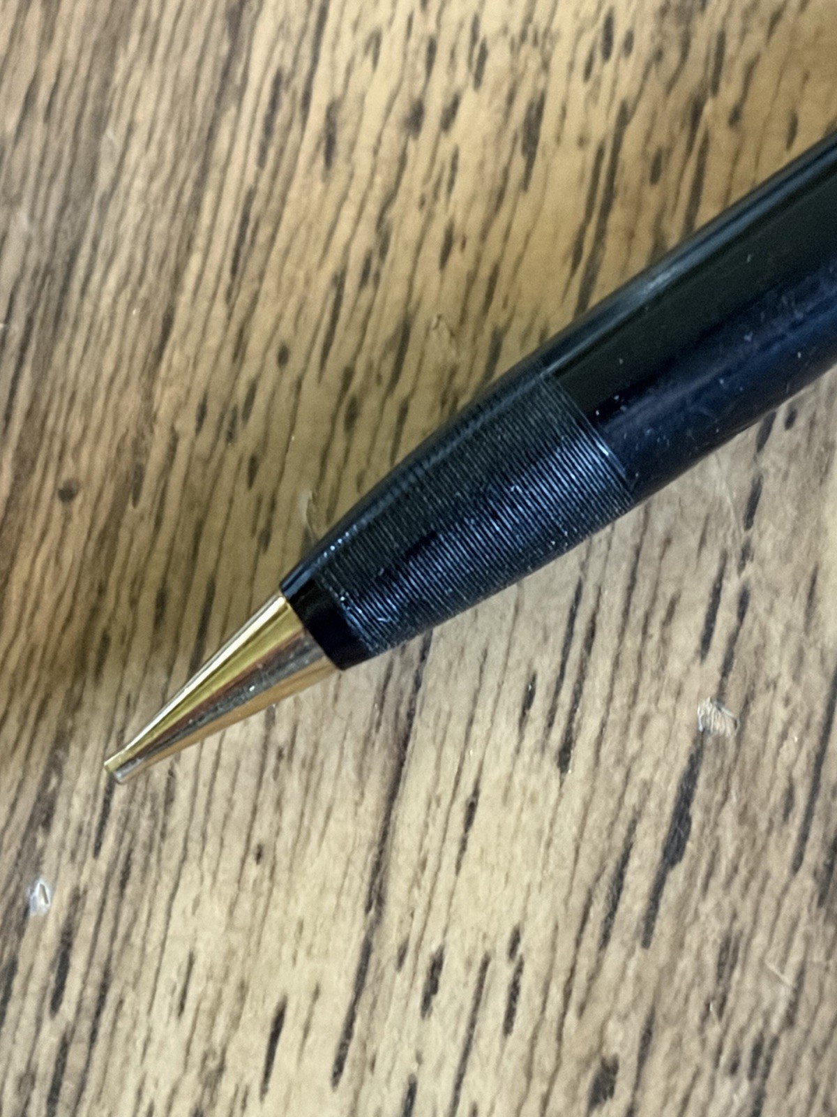Vintage Pair Mechanical Pencil Sheaffer’s Black Gold and Silver MOP