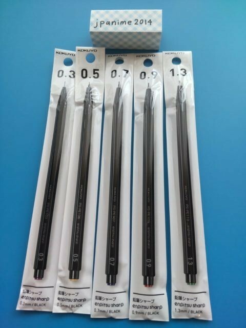 KOKUYO Enpitsu Sharp (a set of 5) 0.3/0.5/0.7/0.9/1.3mm PS-PE DX5SET Mechanical