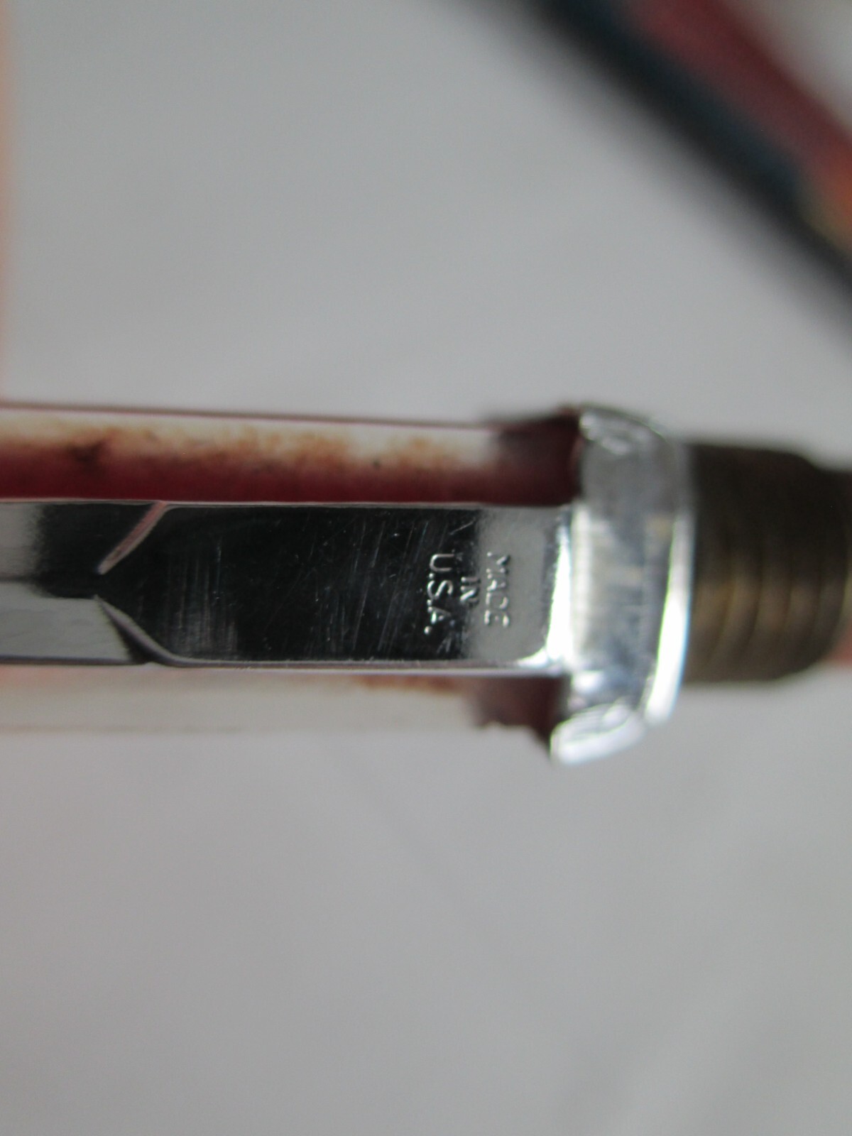 Vintage Square Profile Lucite Mechanical Pencil Al’s Tobacco Land Milford MI B12