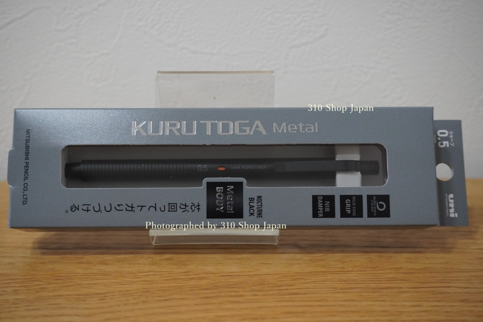 Kuru Toga Metal Mechanical Uni M5KH1P-24 Pencil Nocturne Black 0.5mm Mitsubishi