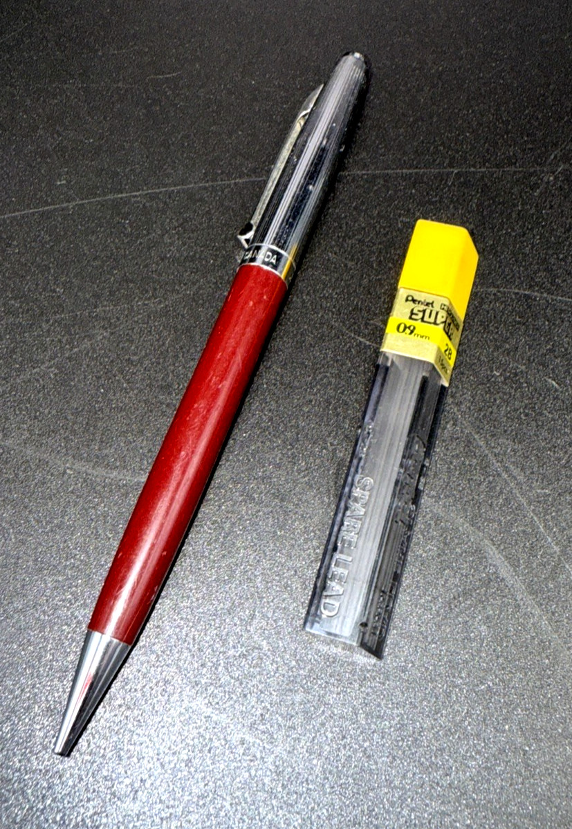 North-Rite Mechanical Pencil and open Pentel High-Poly 0.9 Replacement lead