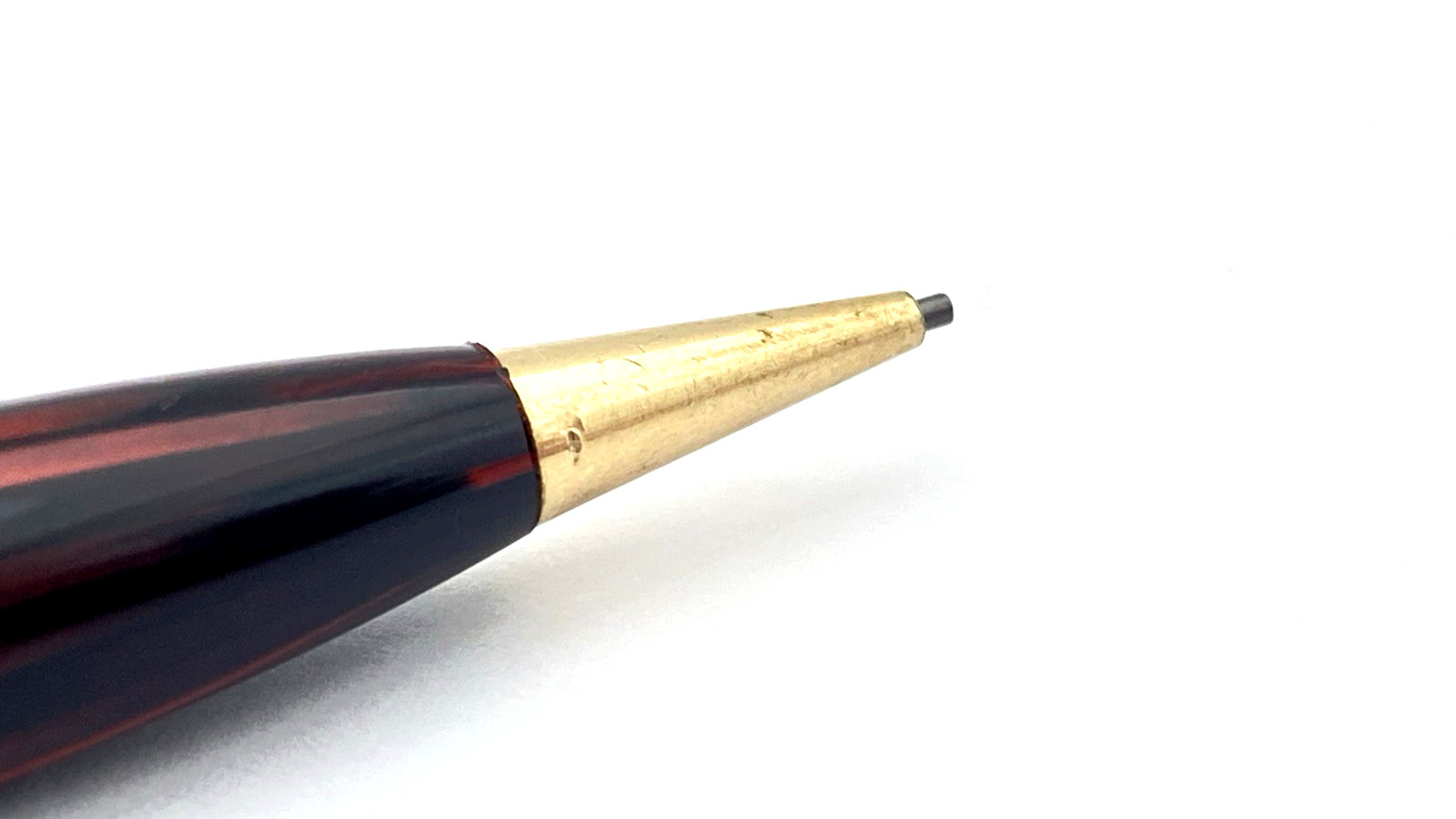 VINTAGE SHEAFFER LADY BALANCE MECHANICAL PENCIL IN CARMINE RED GOLD TRIM CANADA