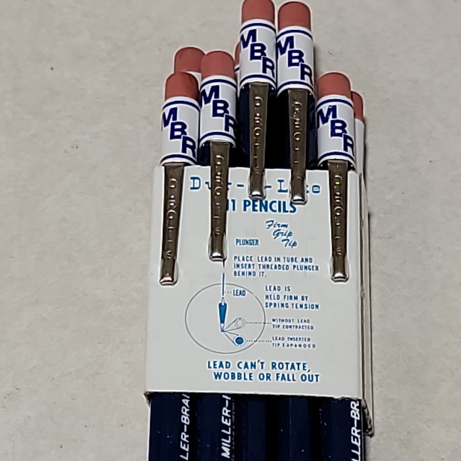 Vintage Durolite Autopoint Mechanical Pencil Miller Bradford & Risberg,-New
