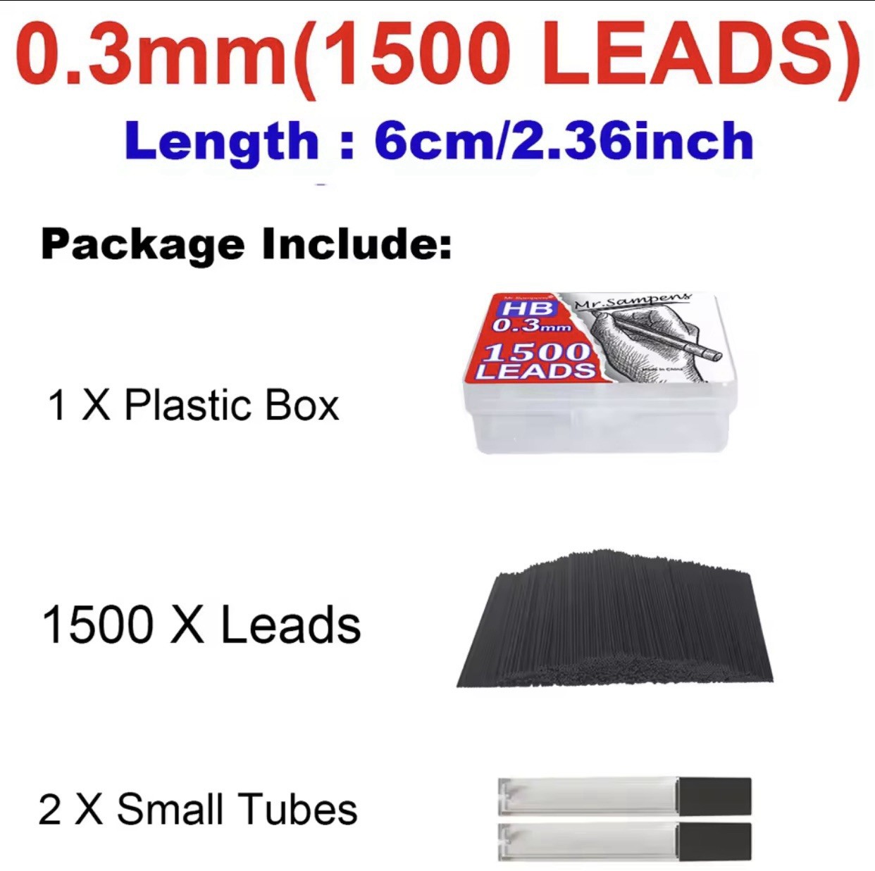 0.3mm lead refills