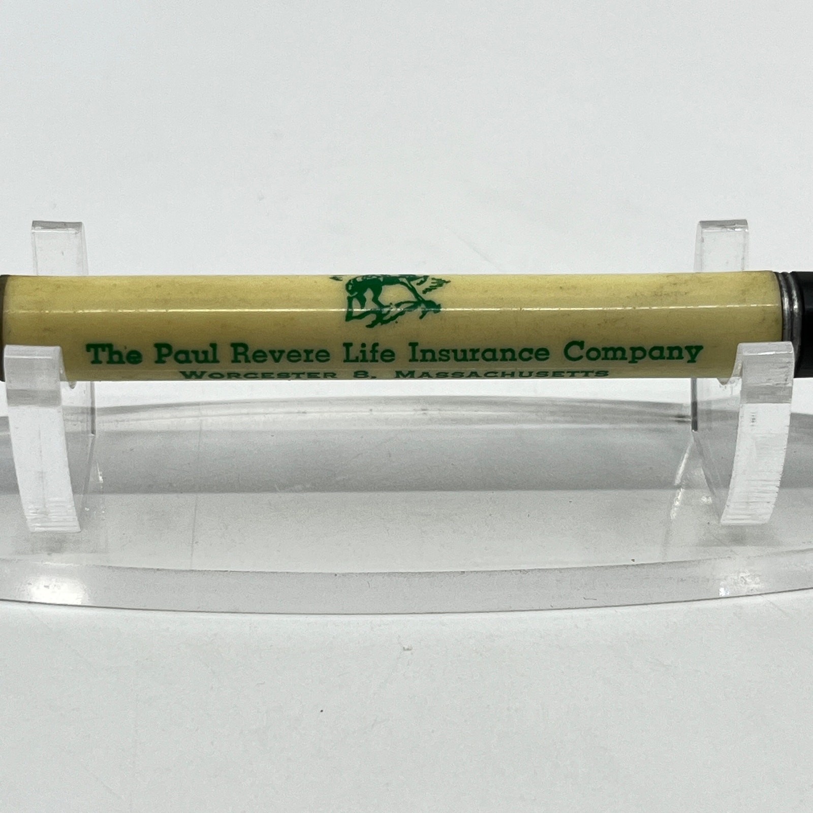 Vintage Mechanical Pencil The Paul Revere Insurance Co Worcester MA SD7