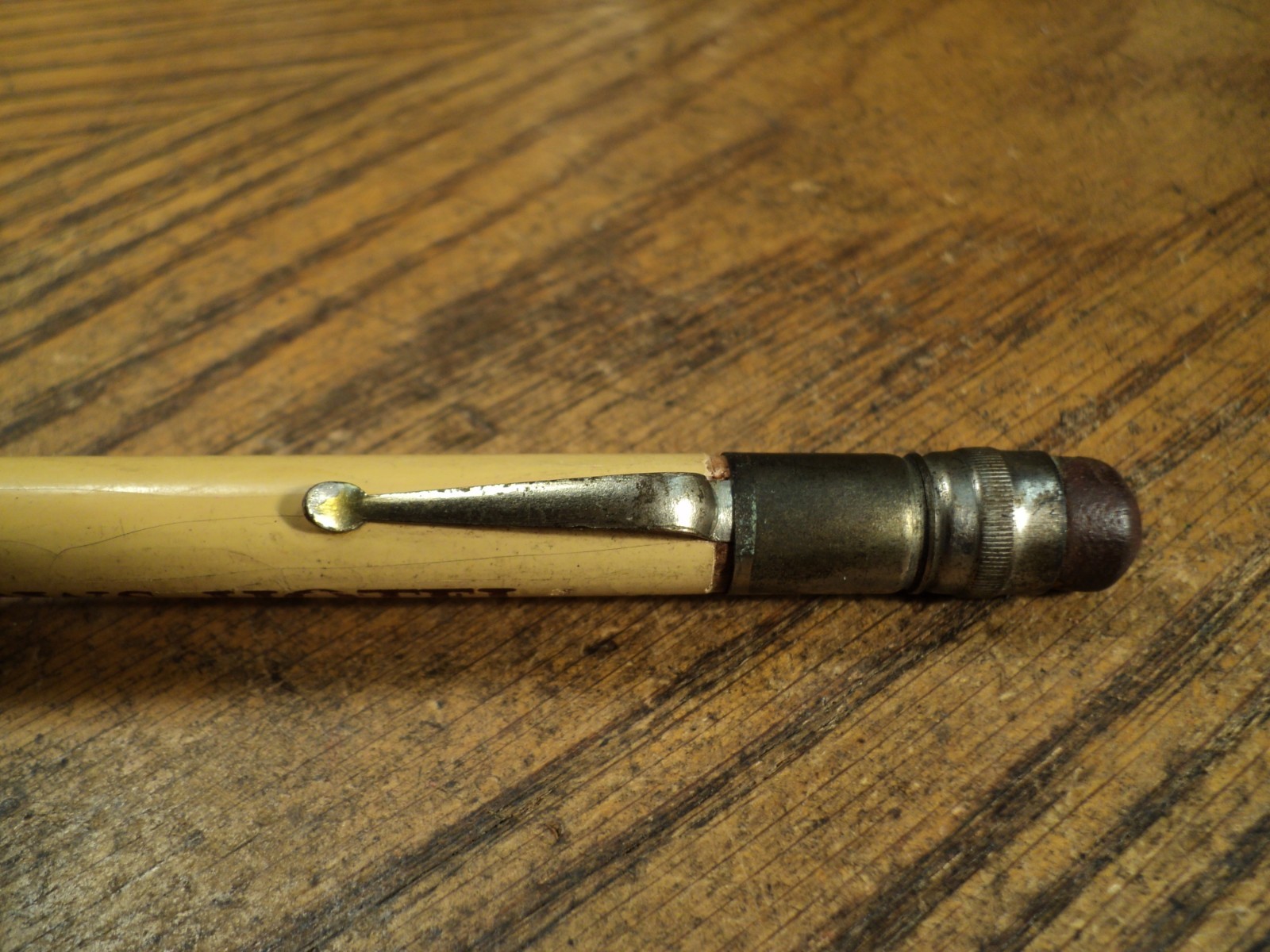 Vintage Fat Mechanical Pencil Willows Hotel Linton No Dak Sample No. 68-4