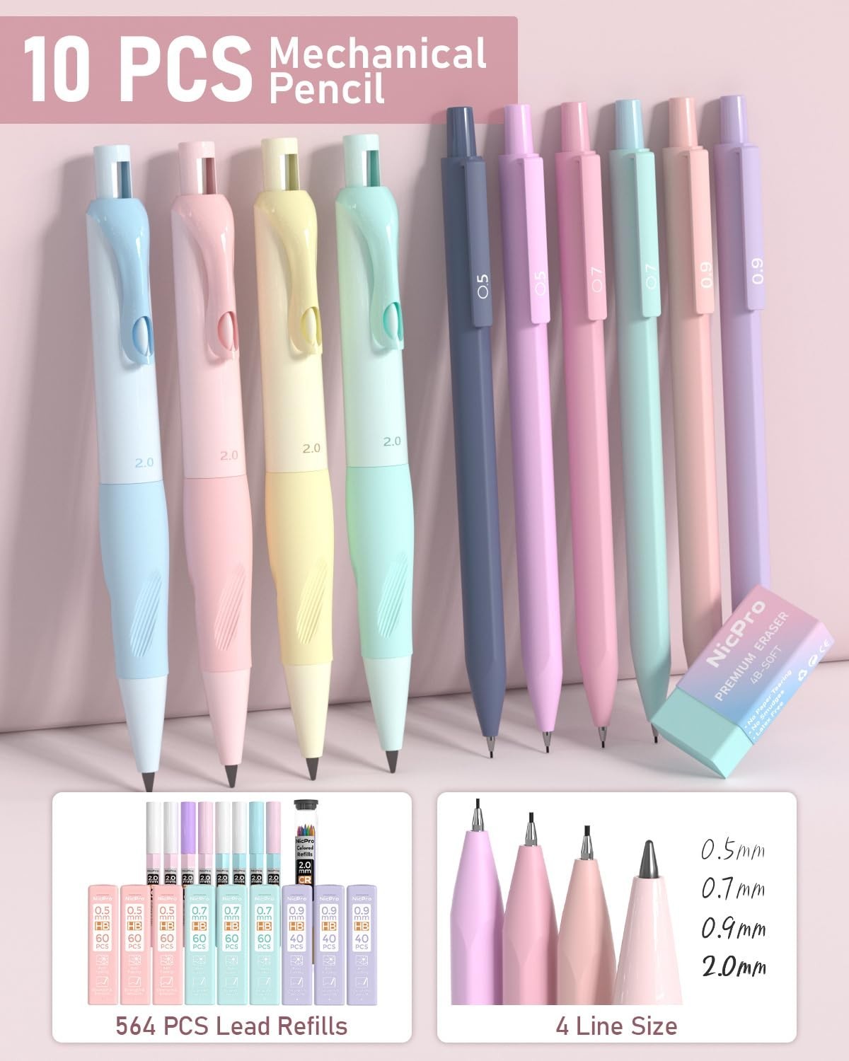 78 PCS Aesthetic School Supplies Set, Cute Pen Case, Pastel Highlighters & Gel P