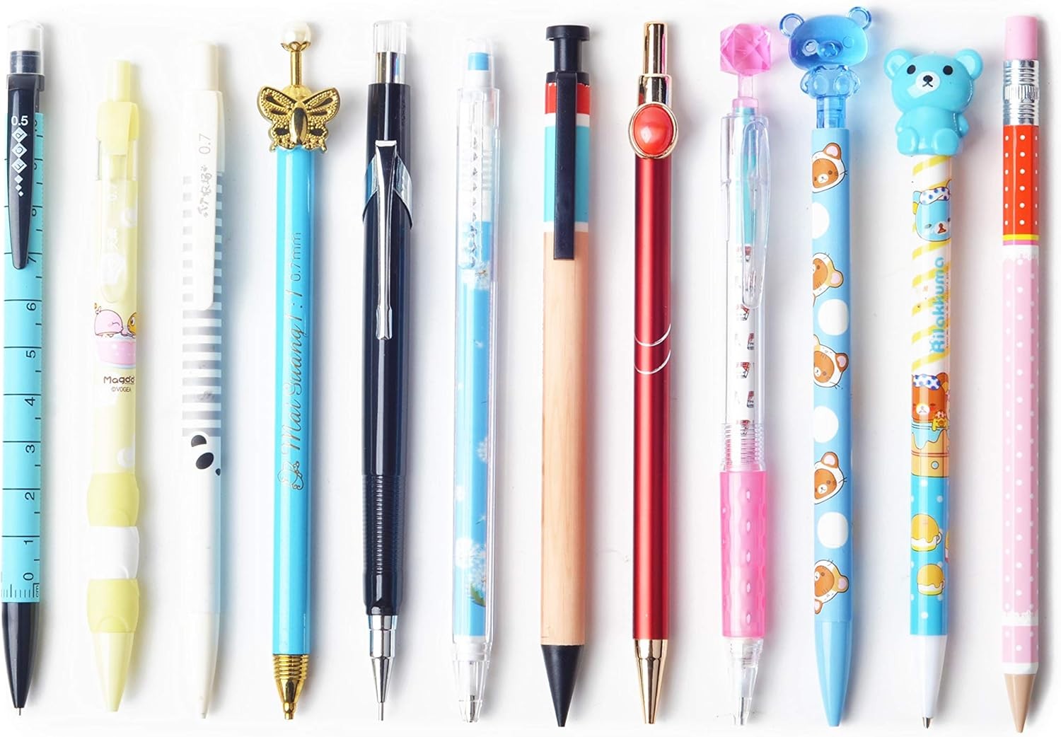 SKKSTATIONERY 12 Pcs Mechanical 1 Count (Pack of 12), Cute Pencils