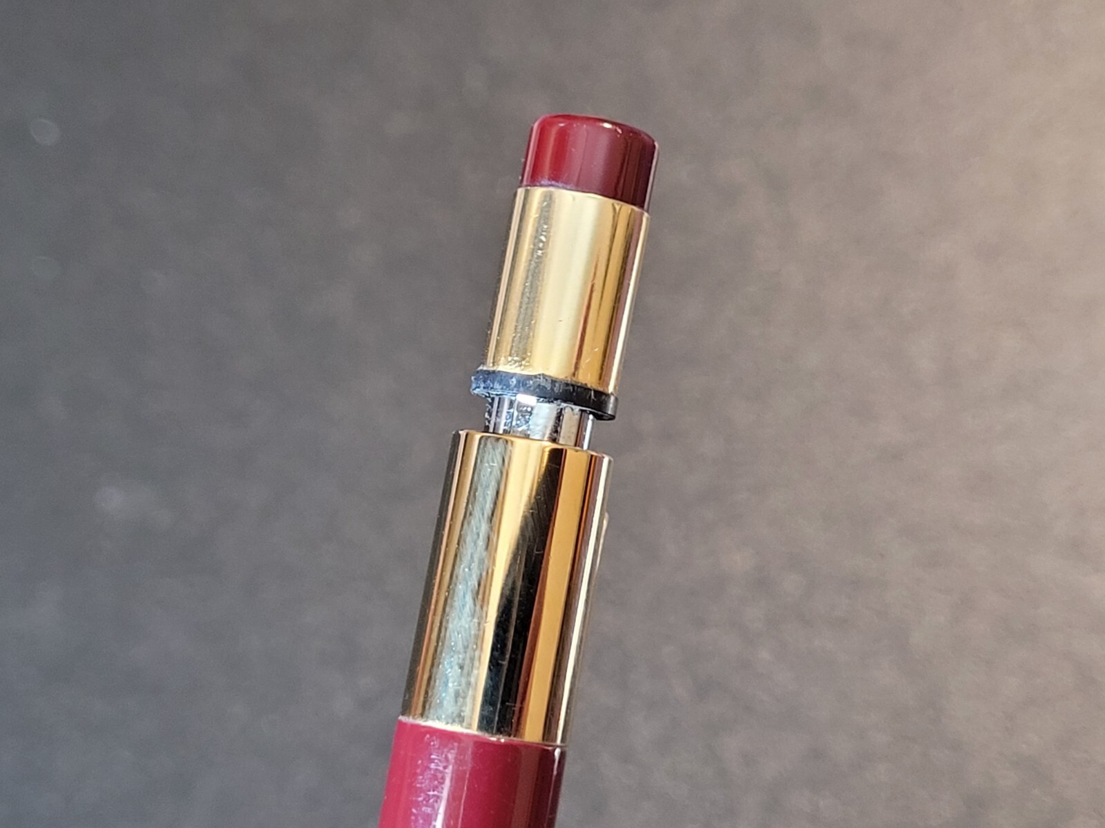 Rare Discontinued Export model Pentel clicsharp PC355 0.5mm Cranberry Gold JAPAN