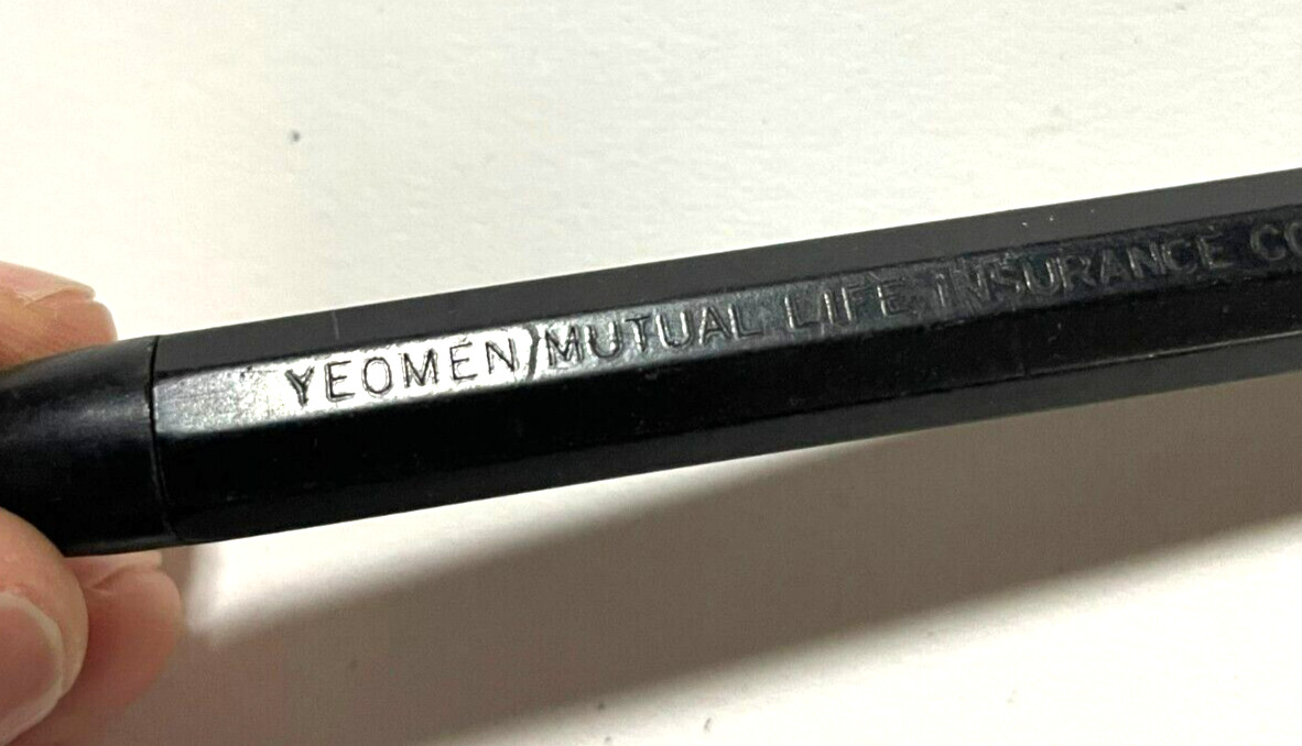 c.1930s Autopoint Yeoman Mutual Life Insurance Des Moines Iowa Mechanical Pencil