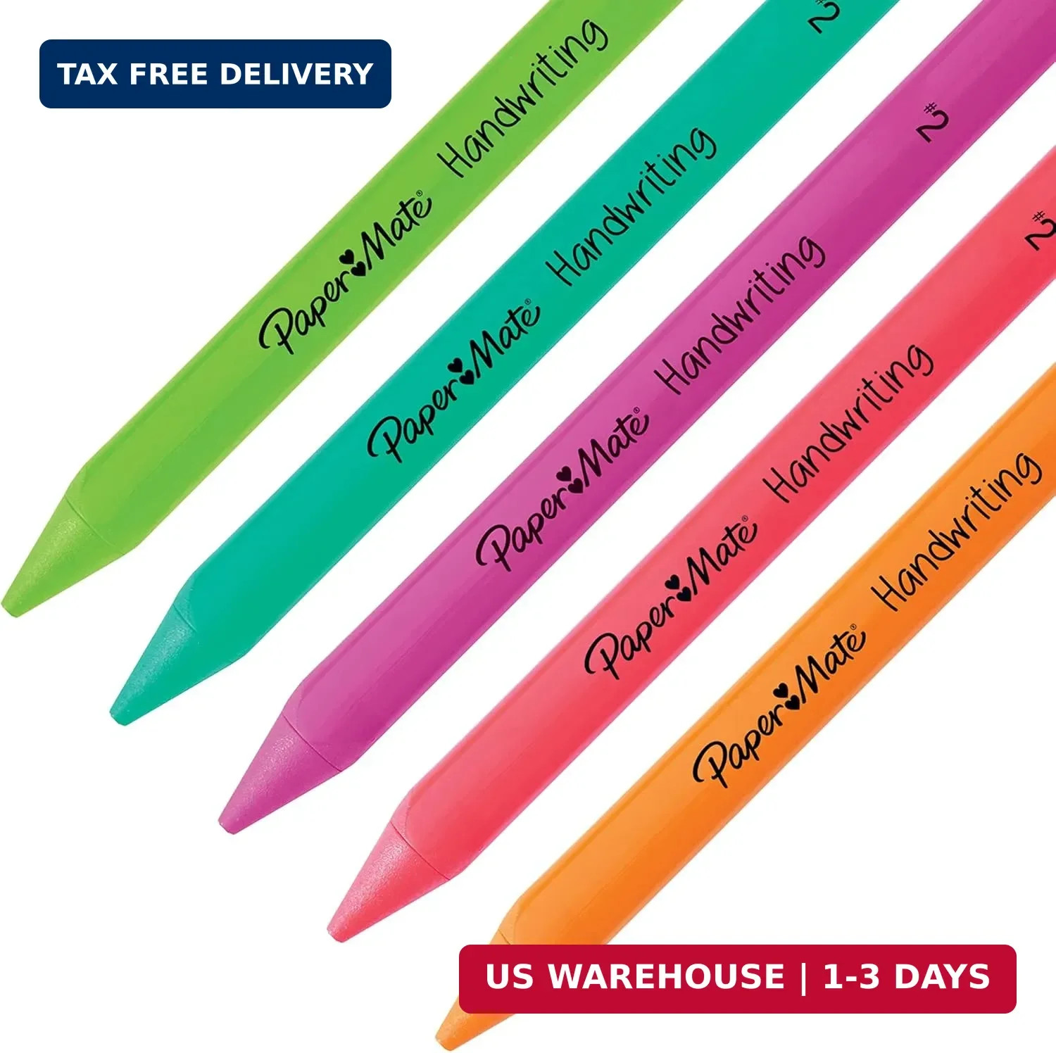 Triangular Mechanical Pencil Set for Kids – 8 Count with Lead & Erasers 2 PCS US