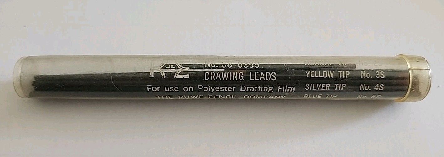 Vintage Lot Pentel, Scripto Dura Lead Mechanical Pencil Leads New And Used