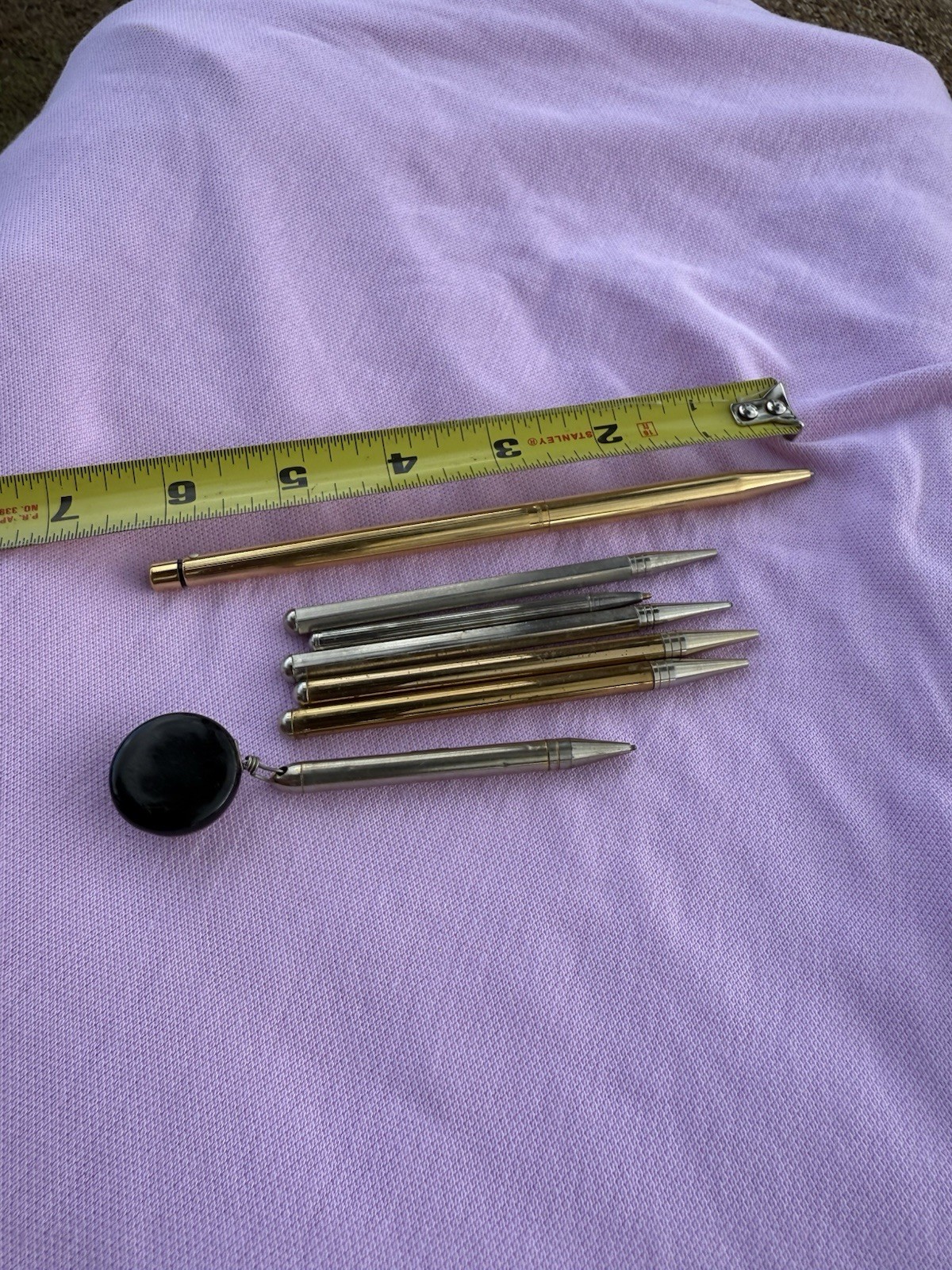 Vintage Gold Plated Pencil Lot Estate