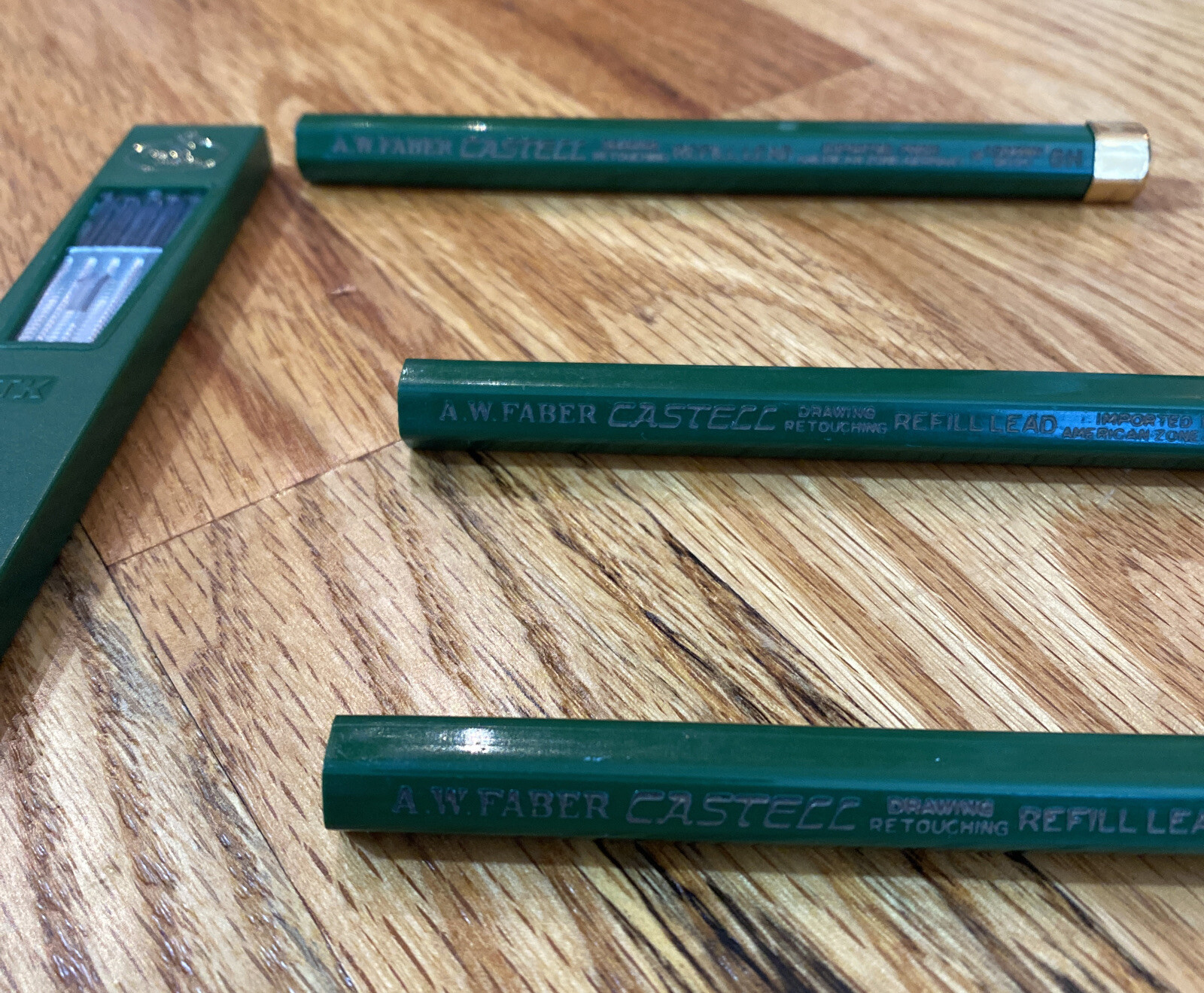 A.W. Faber Castell Drawing #9030 Refill Lead Lot Of 4 A W Faber Castell Lead Lot