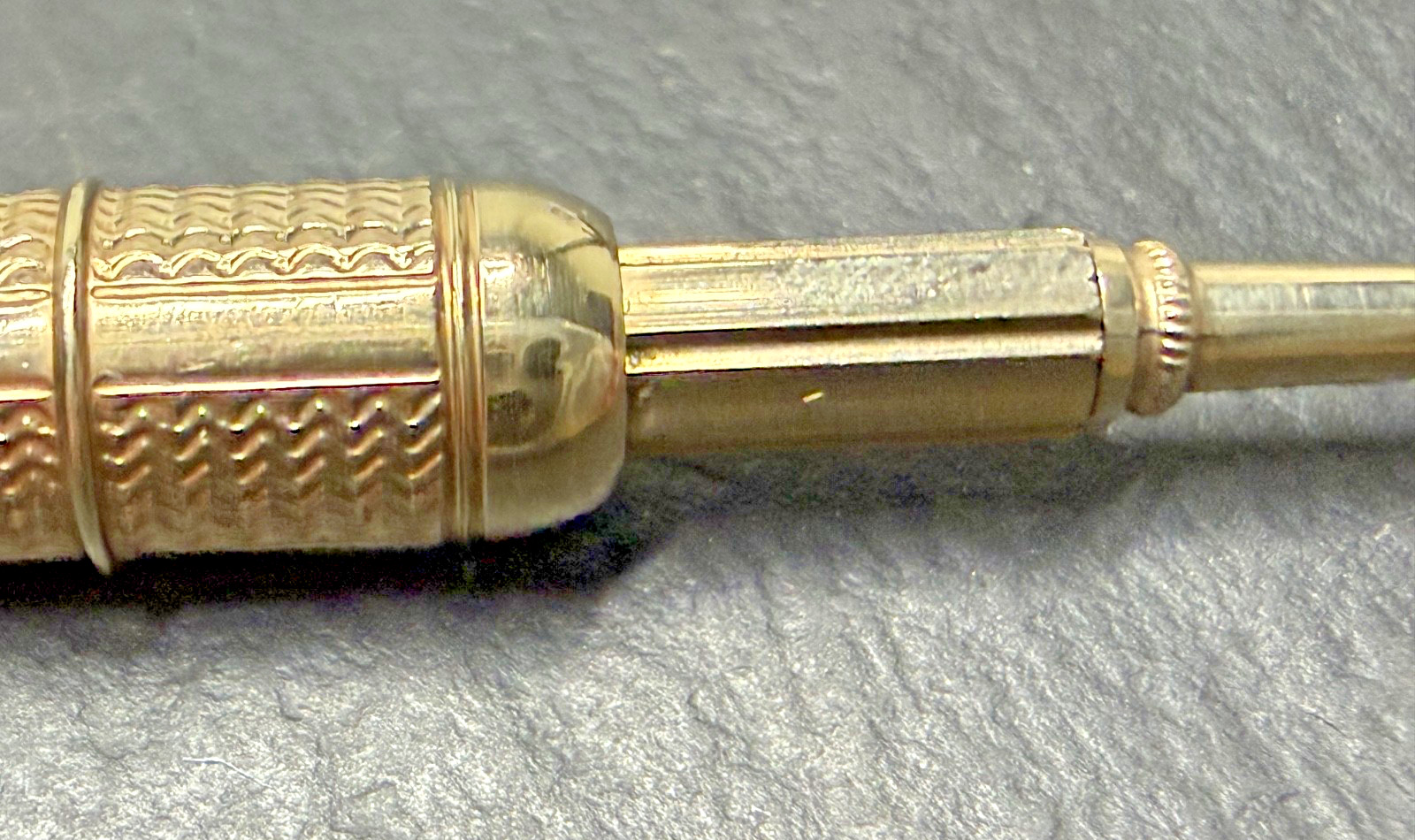 ANTIQUE GOLD FILLED TELESCOPING MECHANIC PENCIL N997