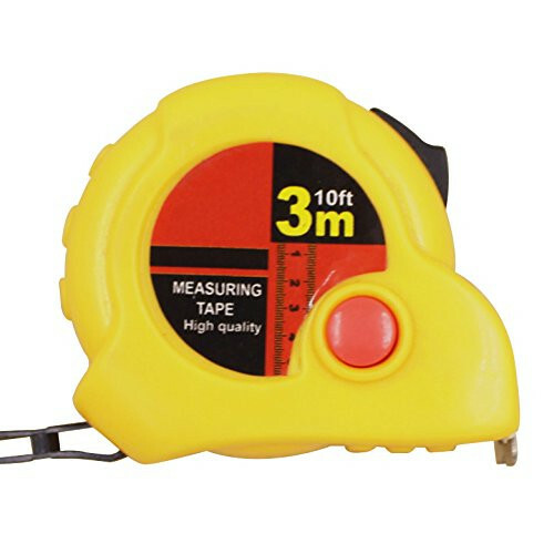 Retractable Tape Rule Inch/Metric Measurement, Measuring Tape Measures, 3m