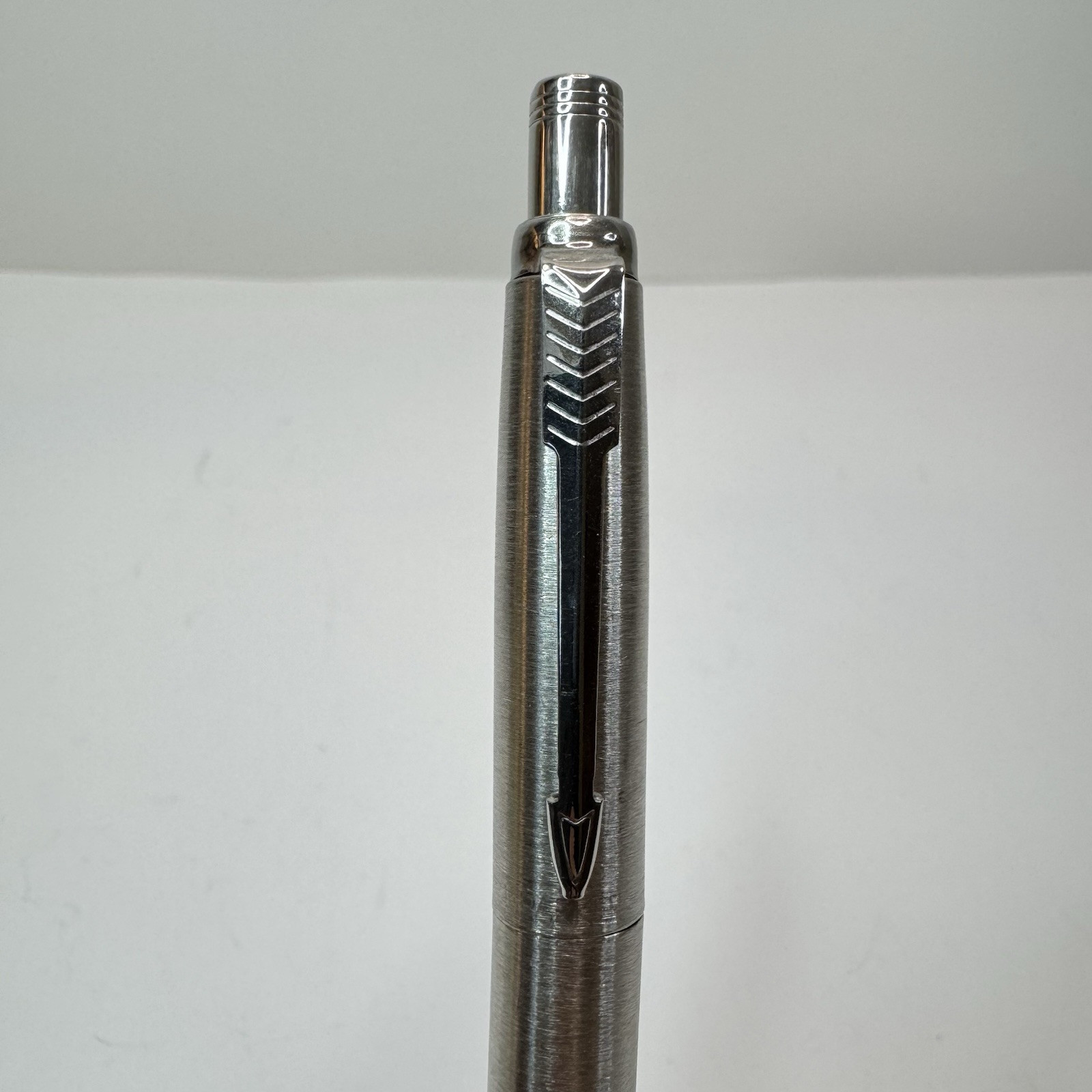 Vintage 1970’s Parker 45 Flighter Stainless Steel Mechanical Pencil Silver Trim