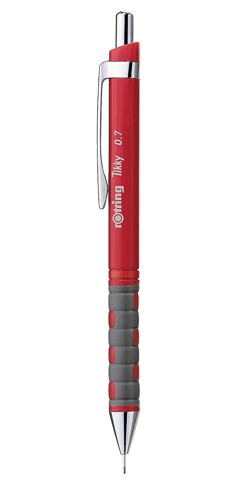 Tikky Mechanical Pencil HB 0.70mm Red Barrel Drafting Drawing Art Supplies