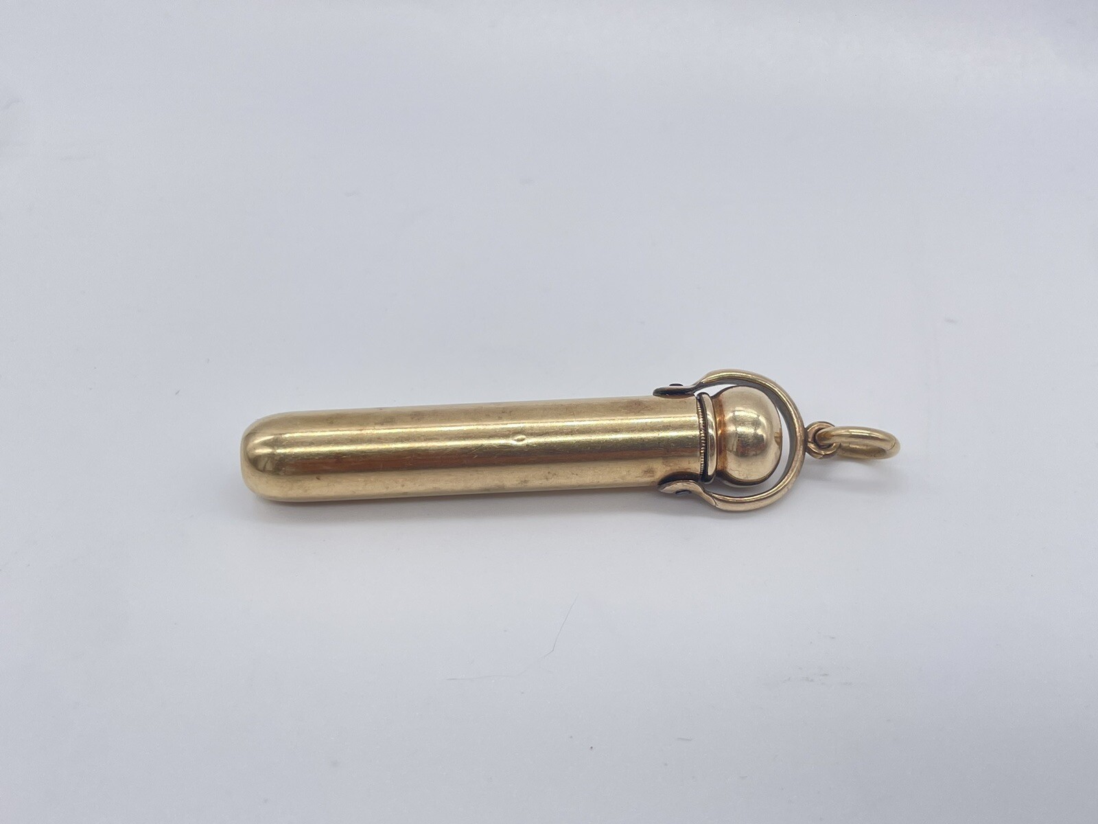Antique W S Hicks NY 10k Yellow Gold Plate Propelling Chatelaine Pencil Works