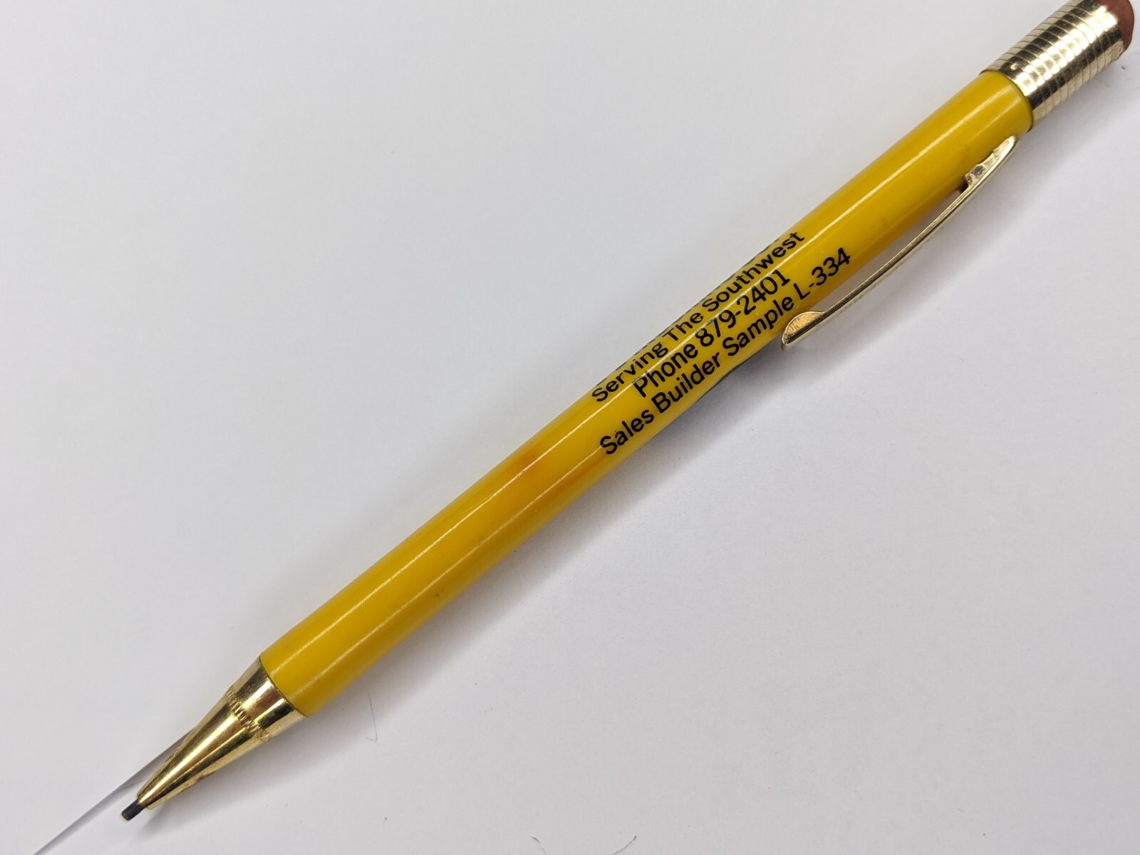 c1970s ReadyRiter Sales Builder Sample Mechanical Pencil Truck Trucking G40