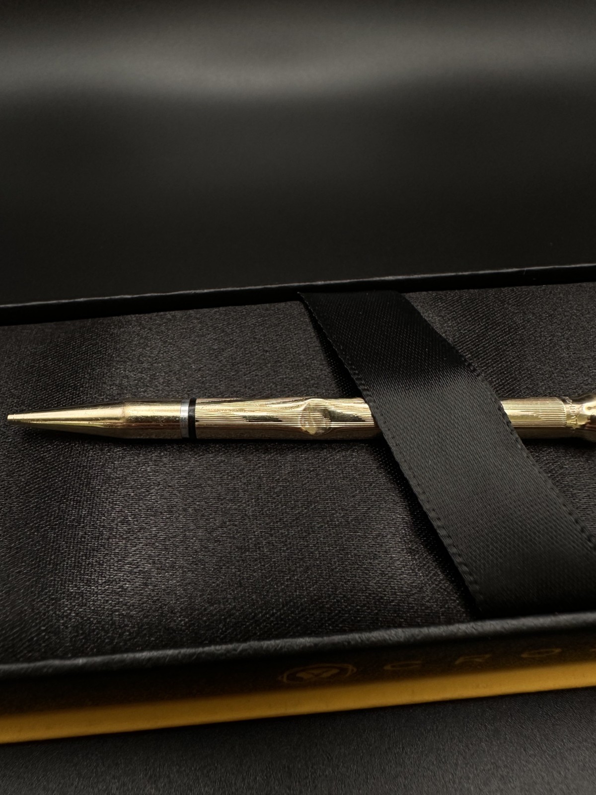 Vintage Cross Ringtop Mini Mechanical Pencil, 1/30 10K Gold Filled, c. 1920, USA