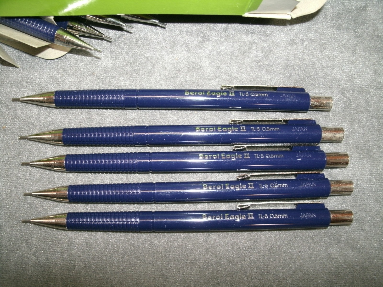 17 Vintage Berol Eagle II TL-5 0.5 mm Mechanical Pencils In Boxes NEW OLD STOCK