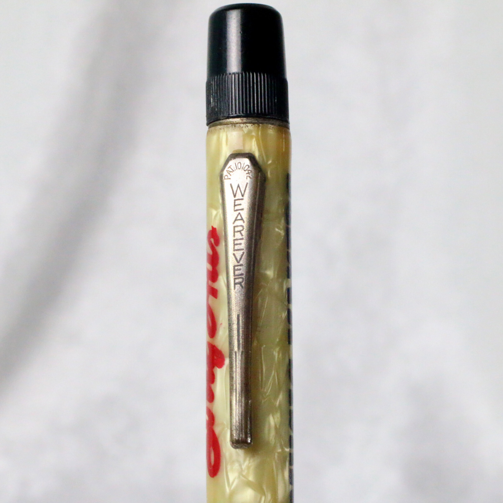 1937 WEAREVER 340 ‘Visible’ Music Makers Song Hits Advertising Mechanical Pencil