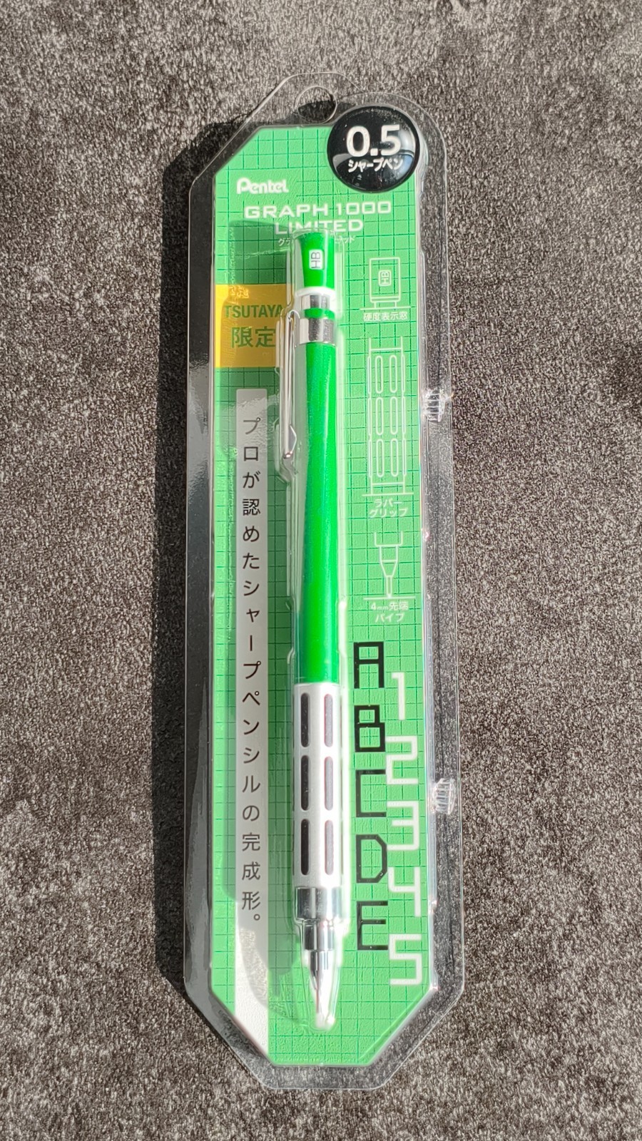 Pentel Graph 1000 & Orenz Metal Grip TSUTAYA Limited 5 Pens Set Japan Exclusive
