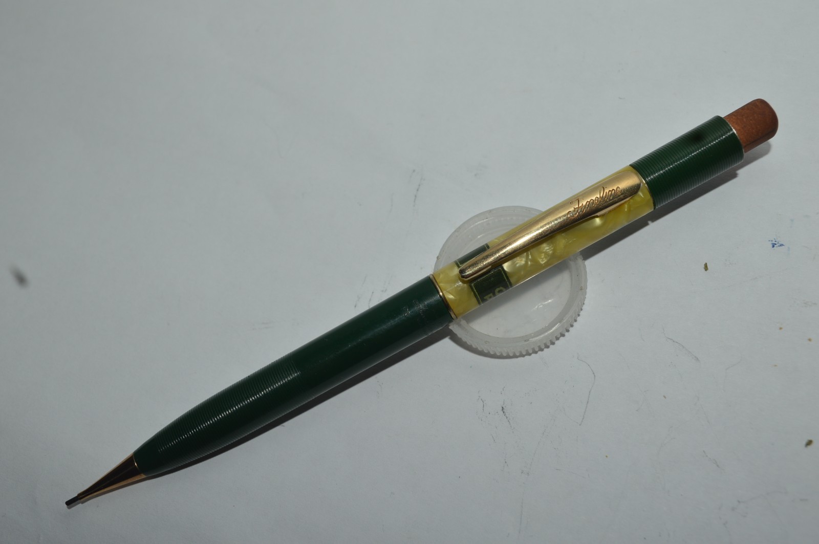 FINELINE Mechanical Pencil By Sheaffer Standard Glass & Paint Promo Circa 1950s