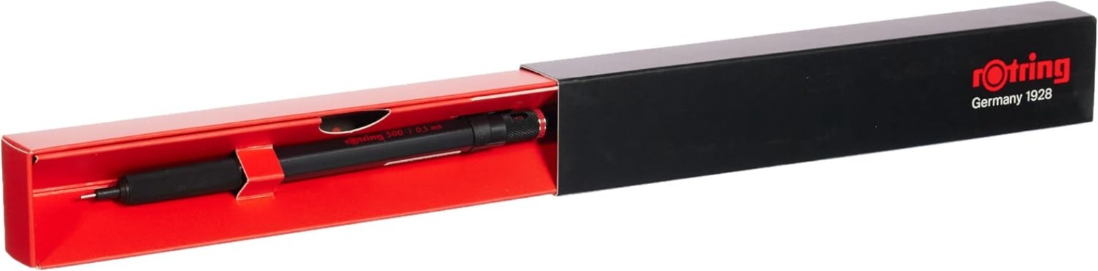 Black Mechanical Pencil with Metal Grip