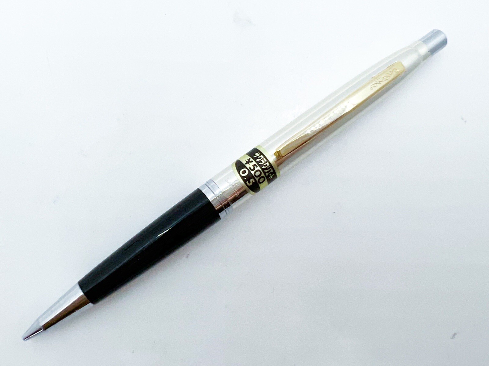 Nos Sakura Mechanical Pencil Slide Sharp sleeve 70s retractable sleeve Work
