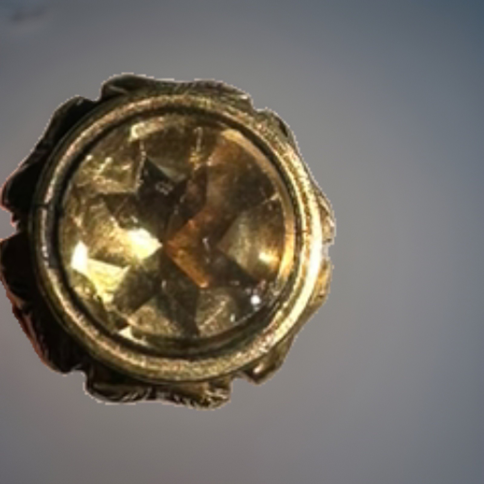 Antique Victorian-Era Retractable Mechanical Pencil with Citrine ? End Stone
