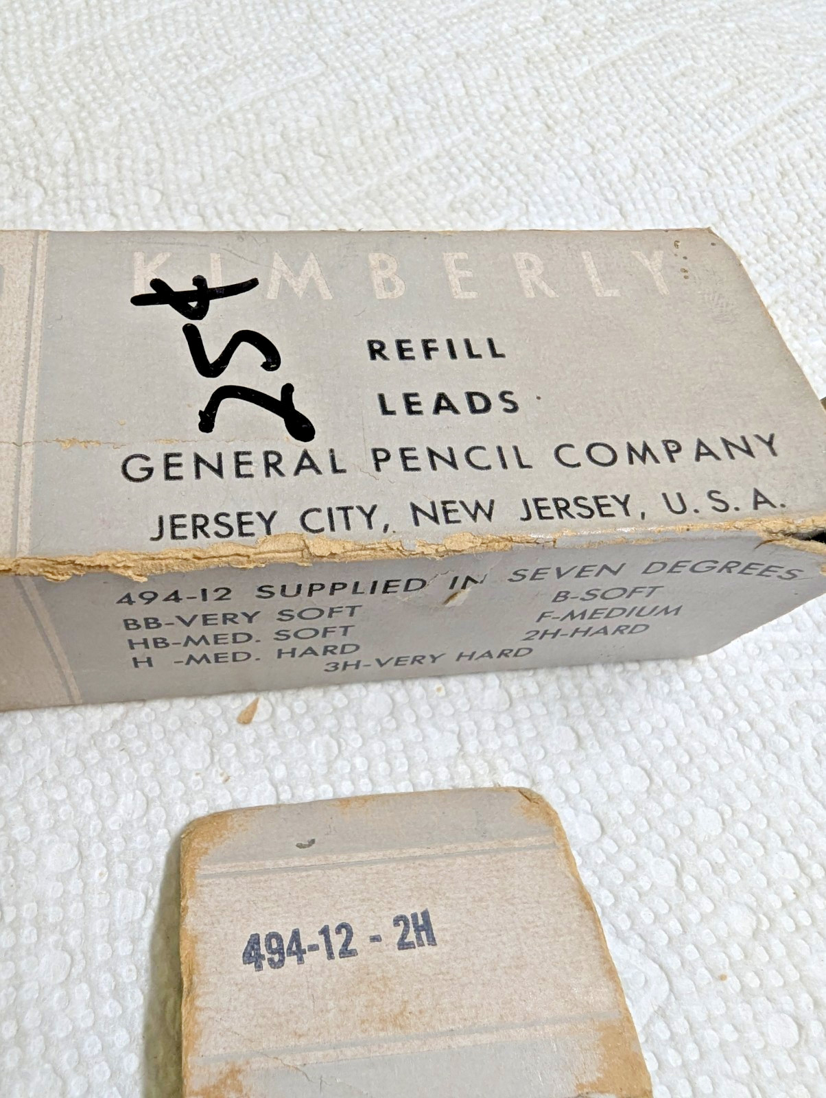 Kimberly General Pencil Company Jersey City, New Jersey Full Box Leads VINTAGE