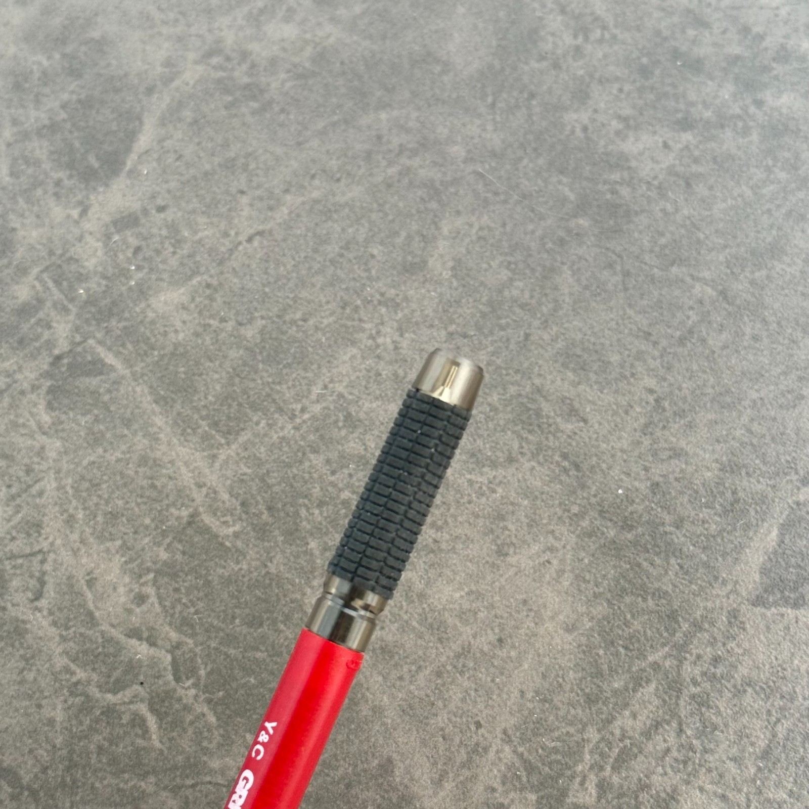 Y&C Grip 500 Retractable Double Knock Mechanical Pencil 0.5mm Japan Red