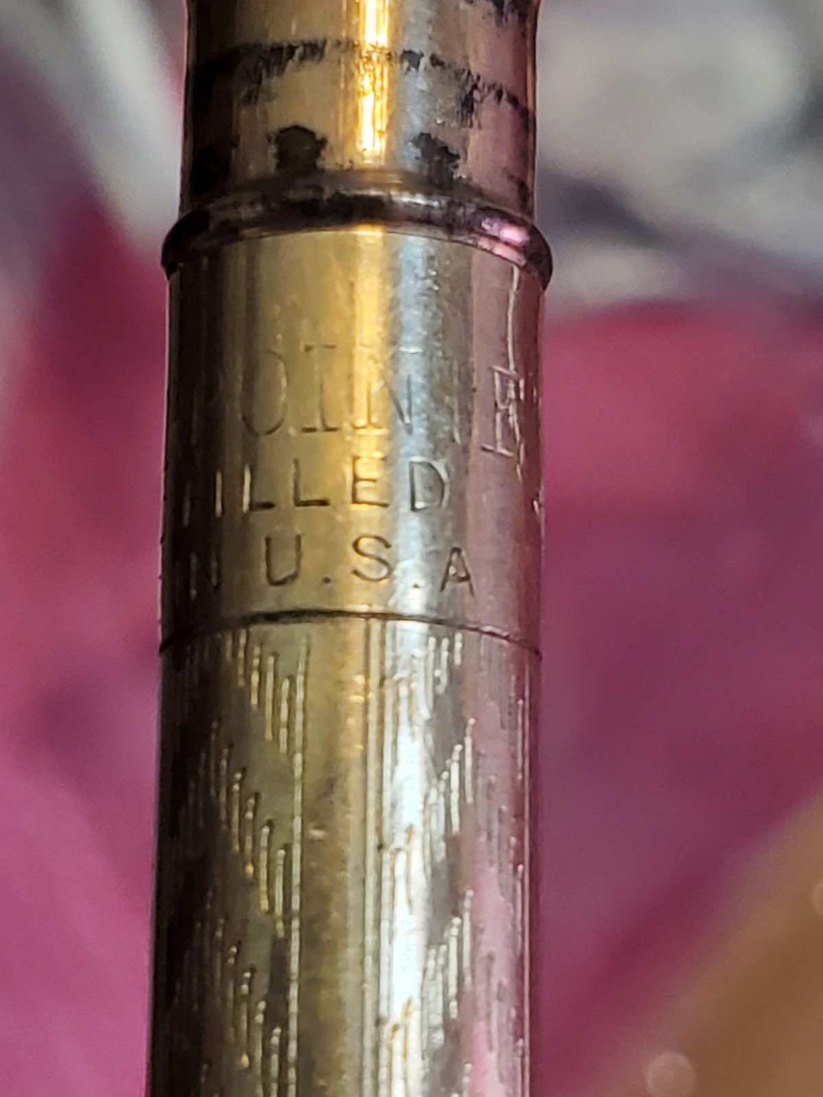 Vintage HUTCHEON 1920’s Twist Mechanical Pencil Gold-Filled with Lead and Loop