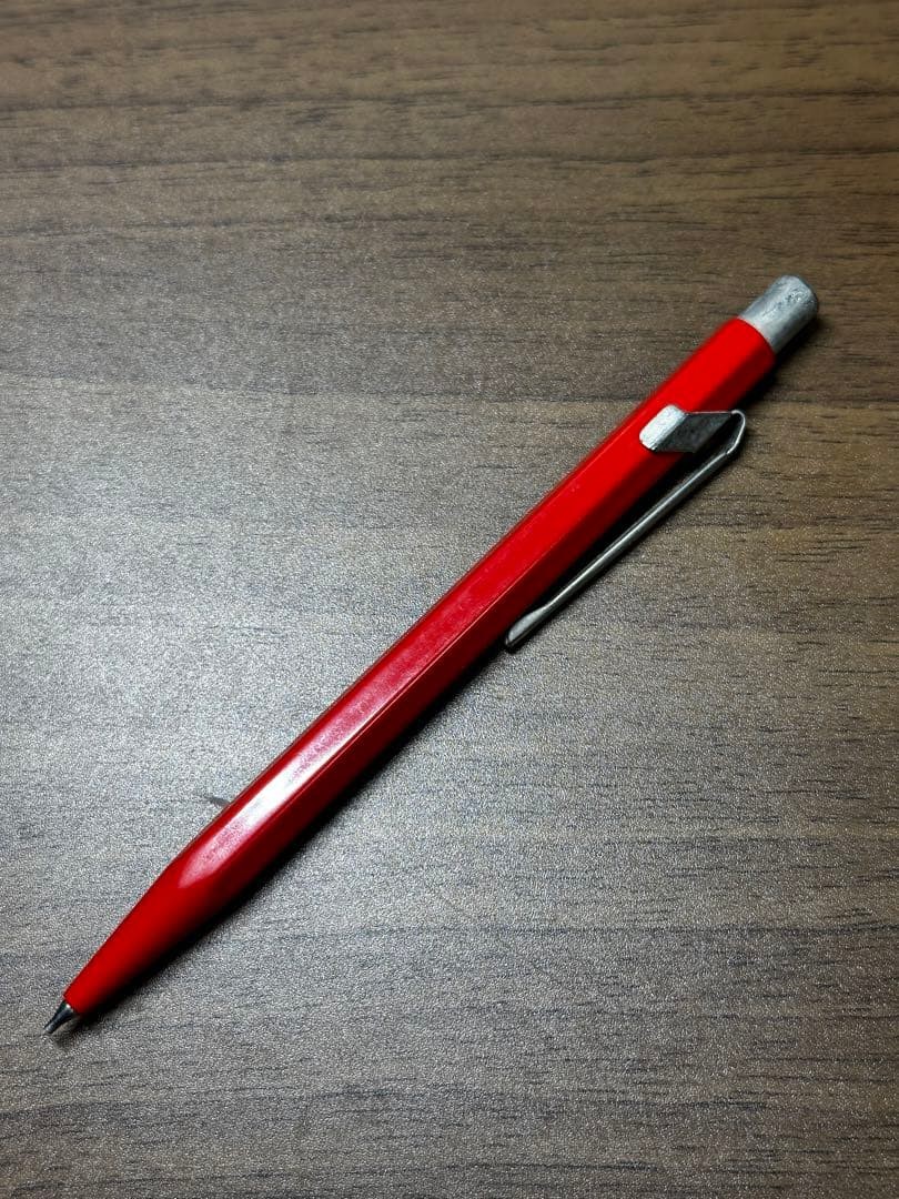 Rare old model Caran d’Ache Ecridor 0.5mm red mechanical pencil