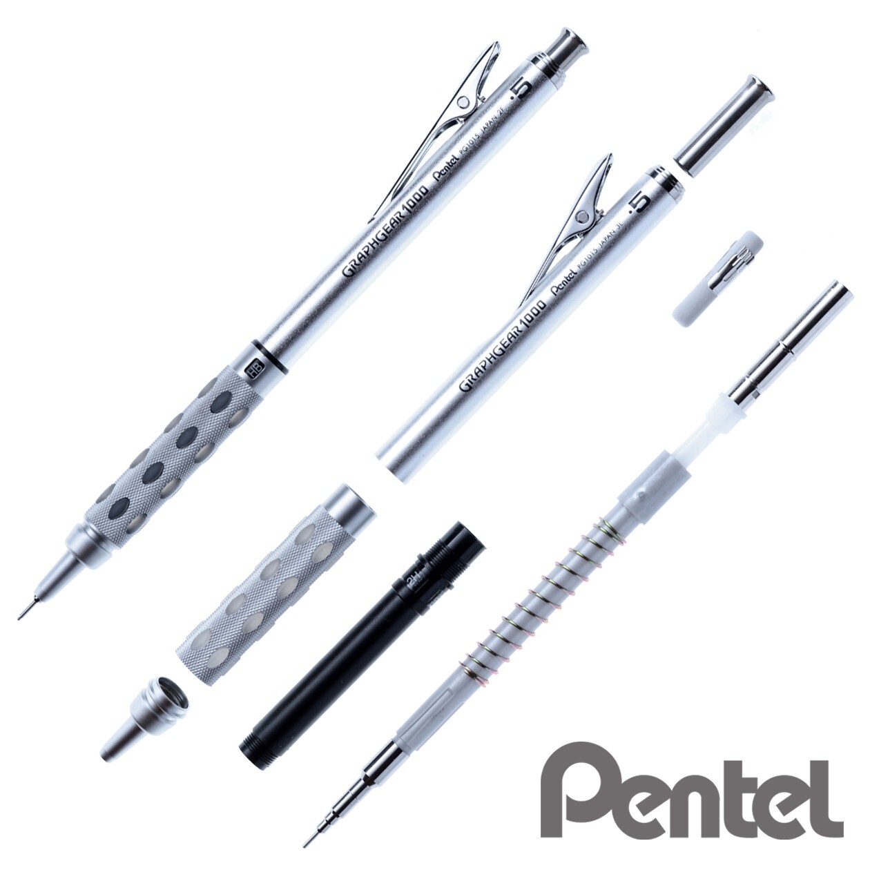 PENTEL GRAPH GEAR 1000 0.3/0.4/0.5/0.7mm Drafting Mechanical Pencil Japan Made