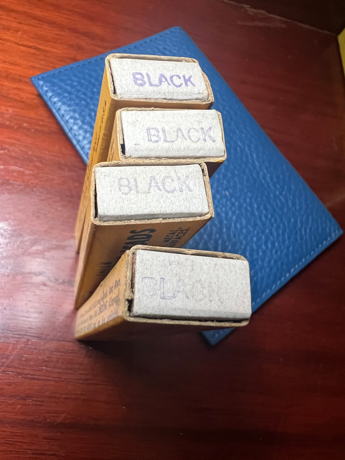 1 BOX OF VINTAGE SCRIPTO MARKING WAX LEADS FOR GLASS AND OTHER TEXTURES