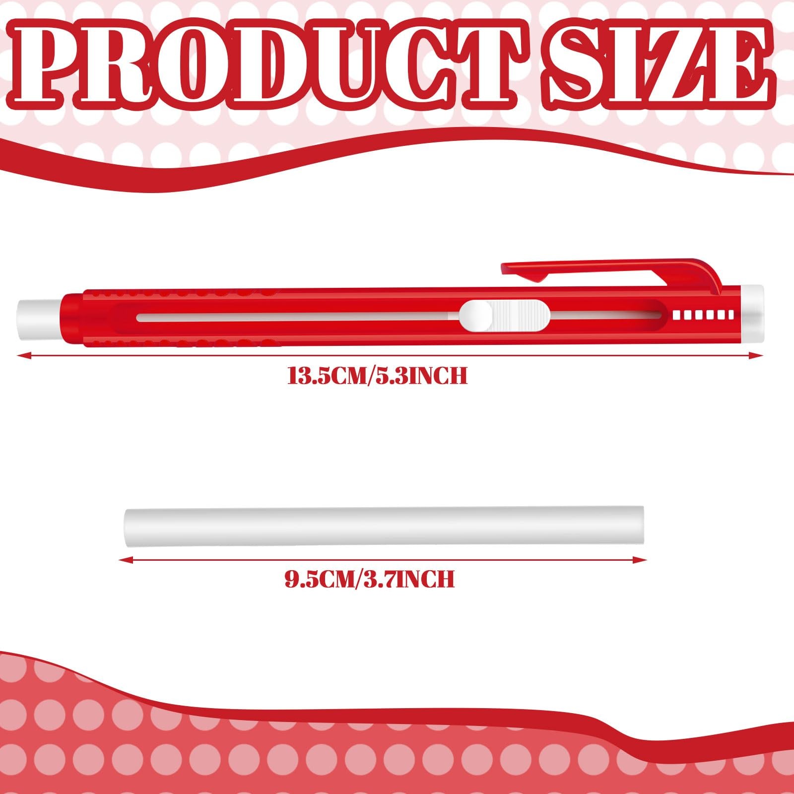 12 Pieces Retractable Mechanical Eraser Pen Bulks Retractable Mechanical Stic…