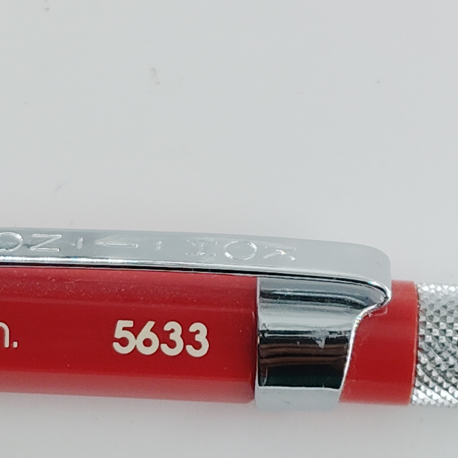 Vintage New Koh-I-Noor Rapidomatic 0.3mm #5633/5637 Red & Gray Mechanical Pencil