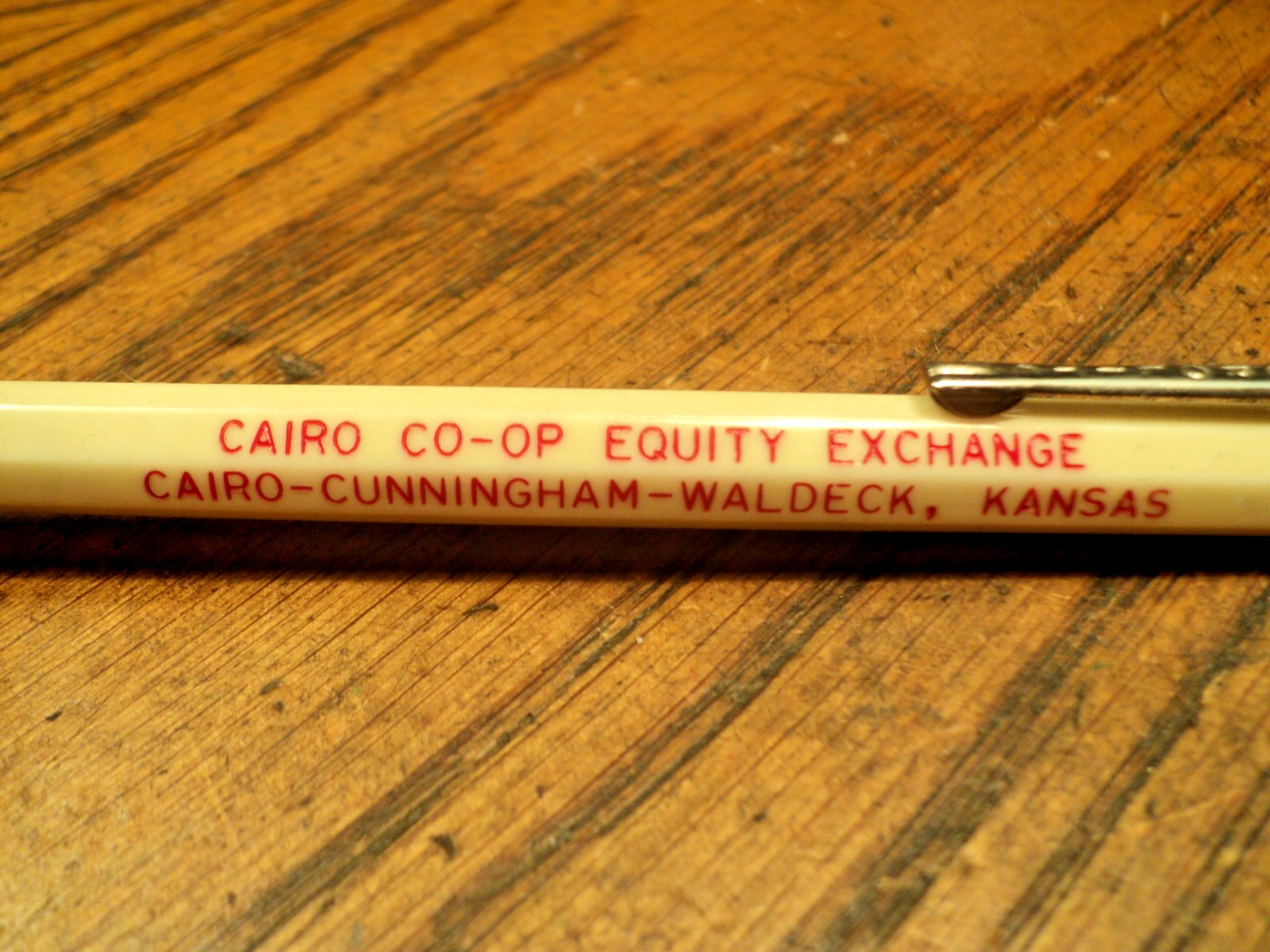 Vintage Durolite Mechanical Pencil Cairo Co-Op Equity Exchange 5-5/8″ Long USA